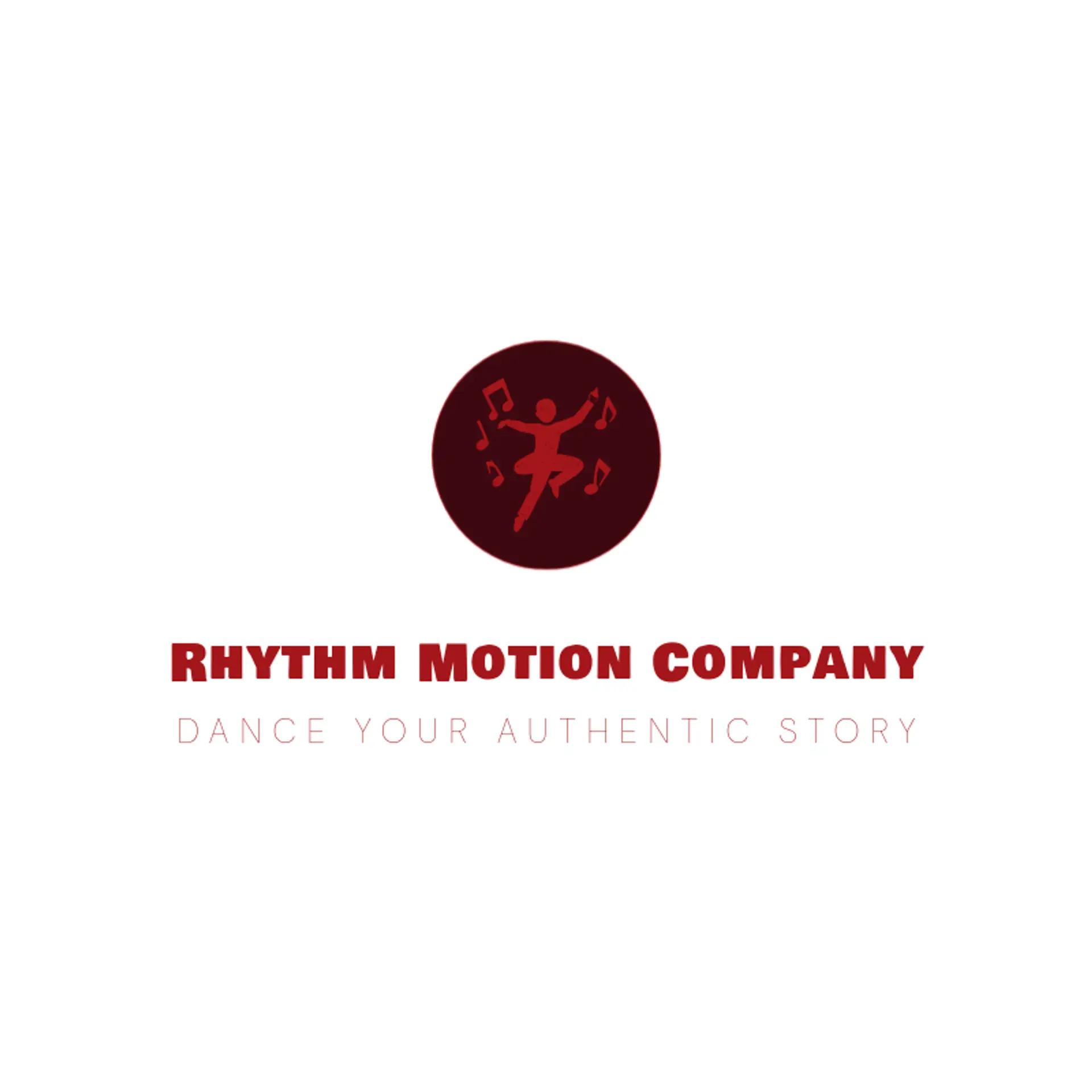 Rhythm Motion Company logo for dance