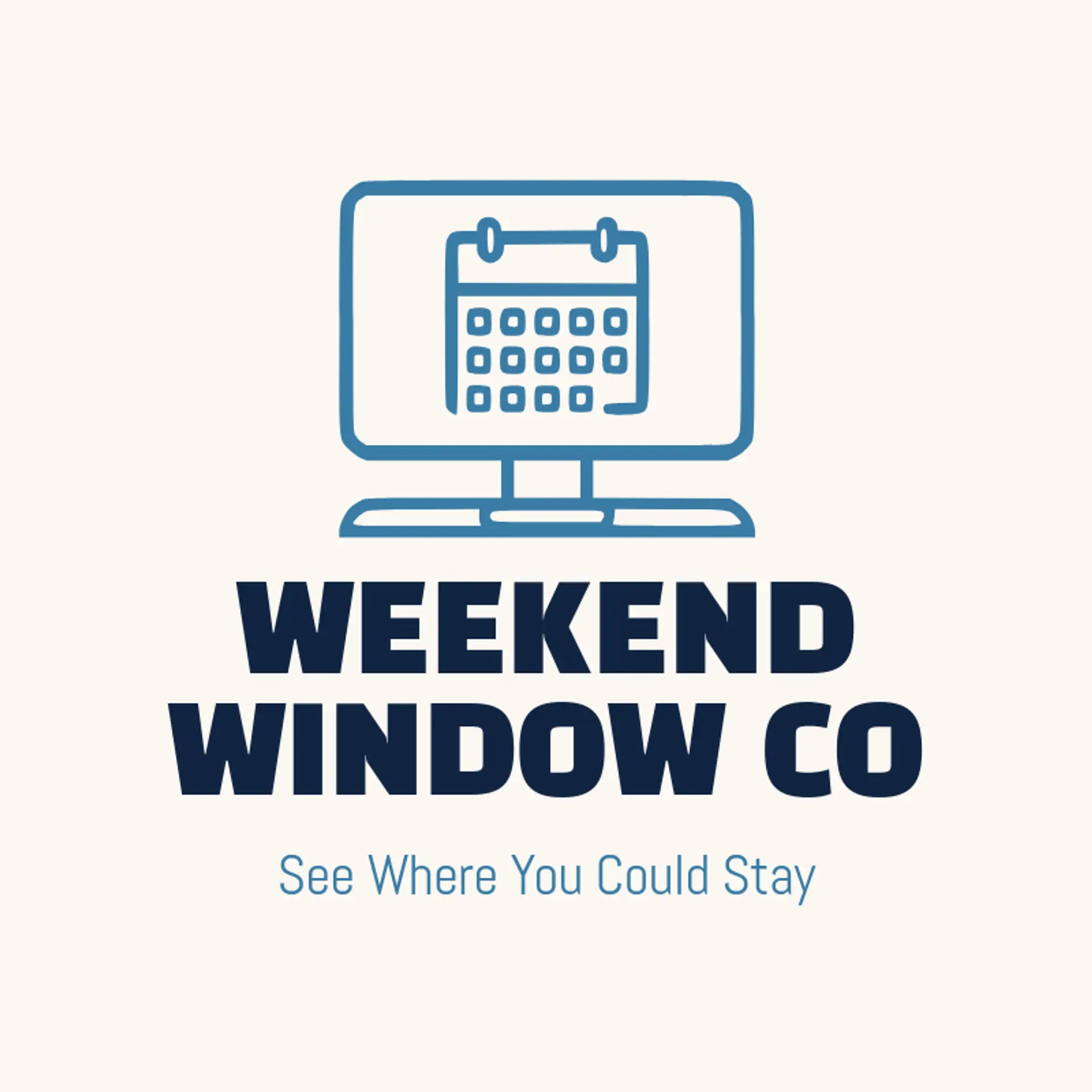 Weekend Window Co logo for booking