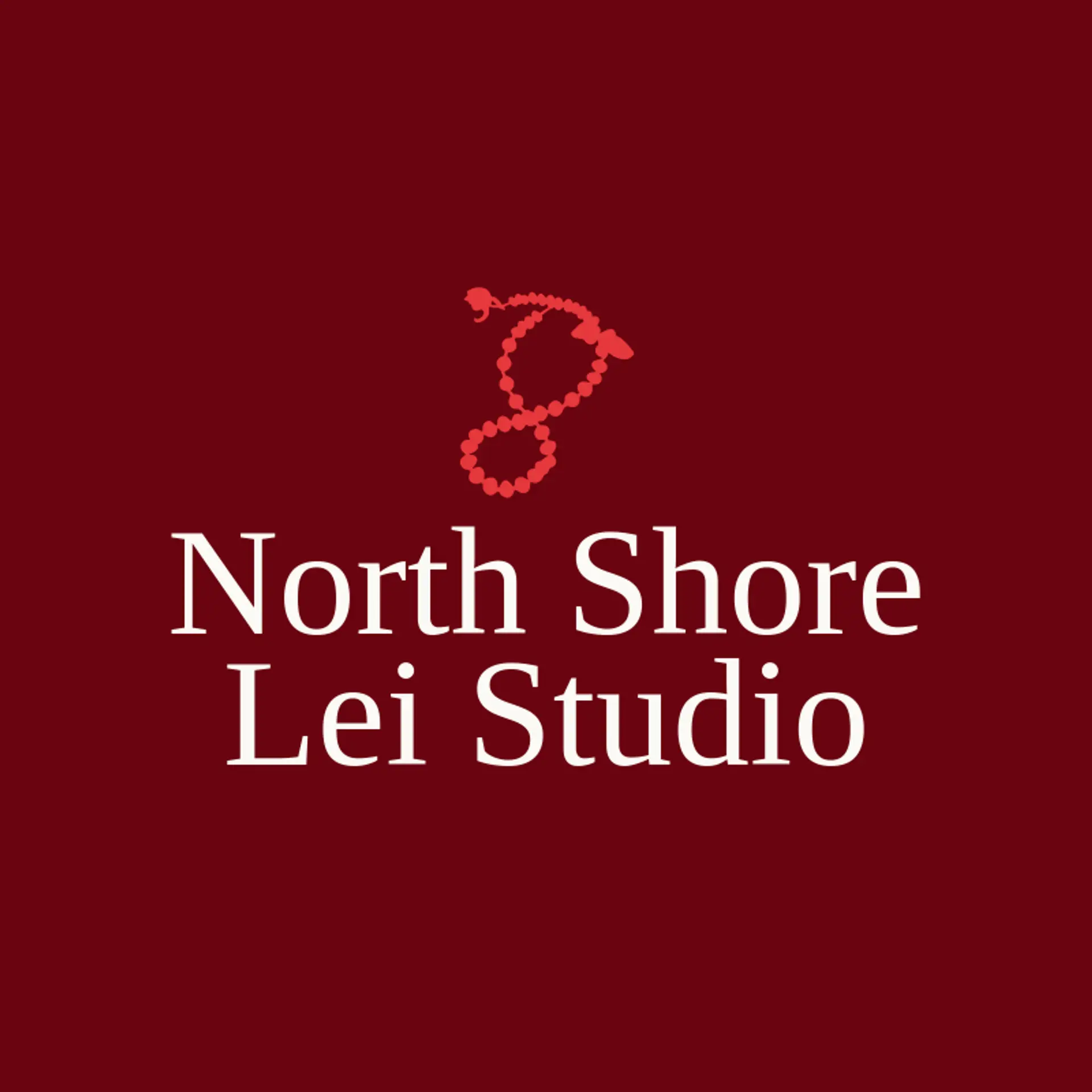 North Shore Lei Studio logo for hawaiian
