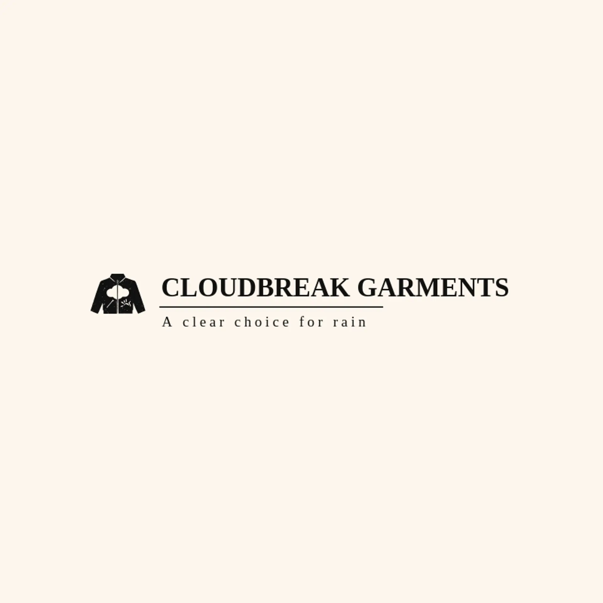 Cloudbreak Garments logo for jacket