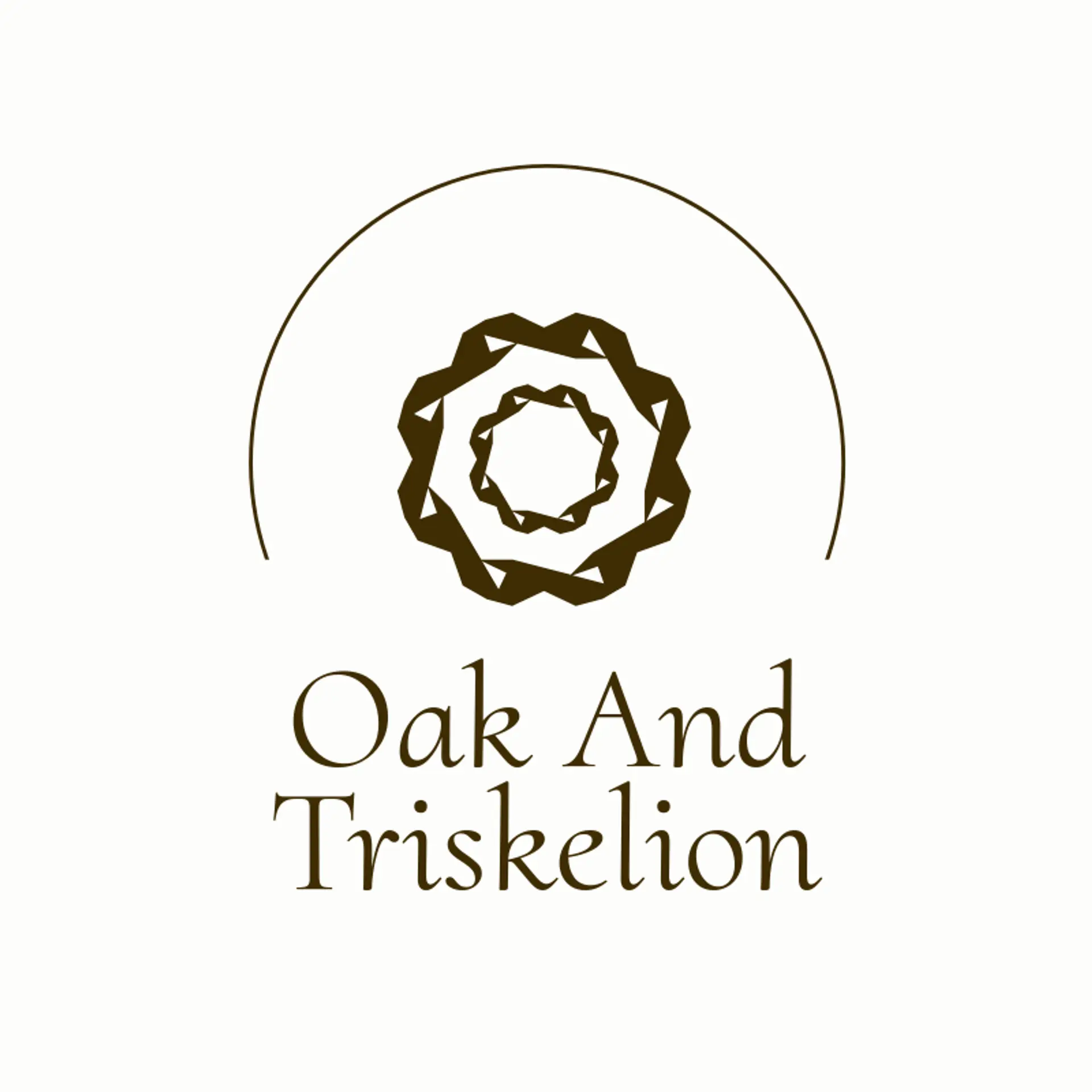 Oak and Triskelion logo for celtic