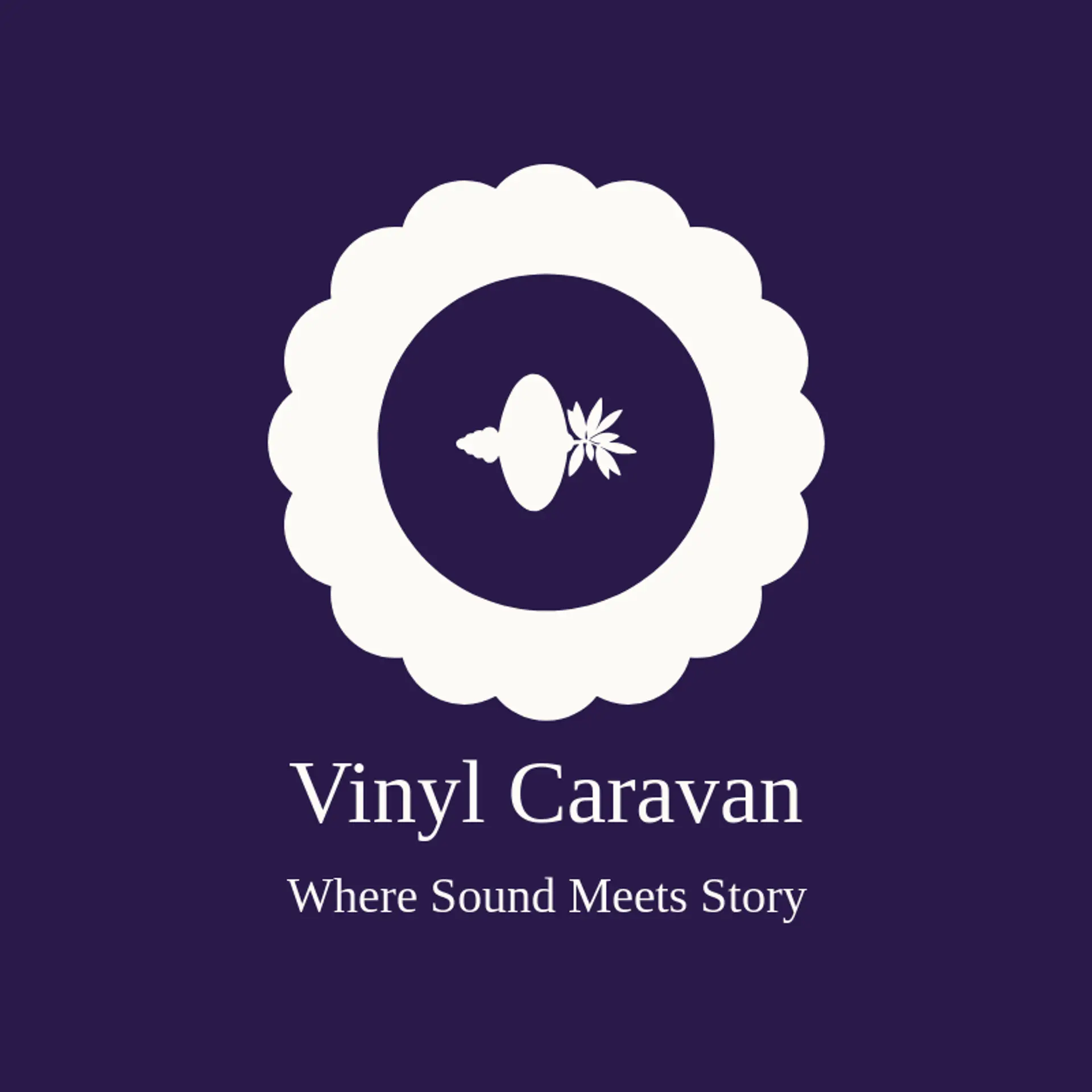 Vinyl Caravan logo for sound wave