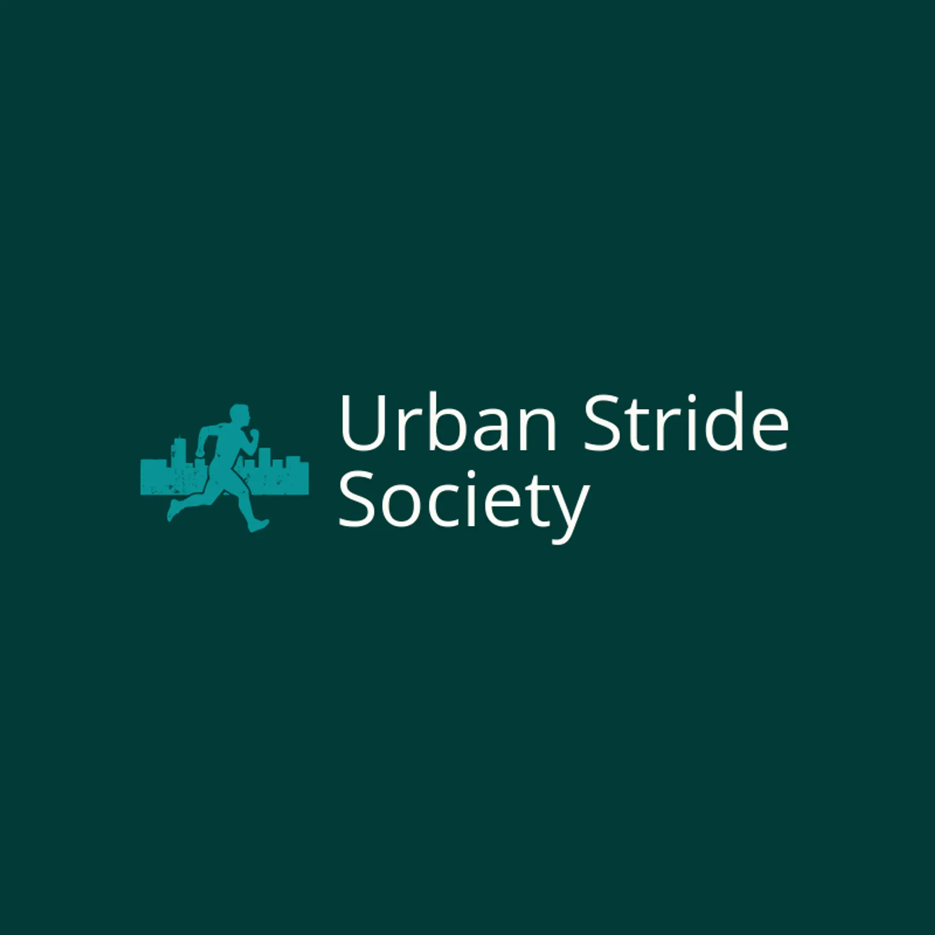 Urban Stride Society logo for runner