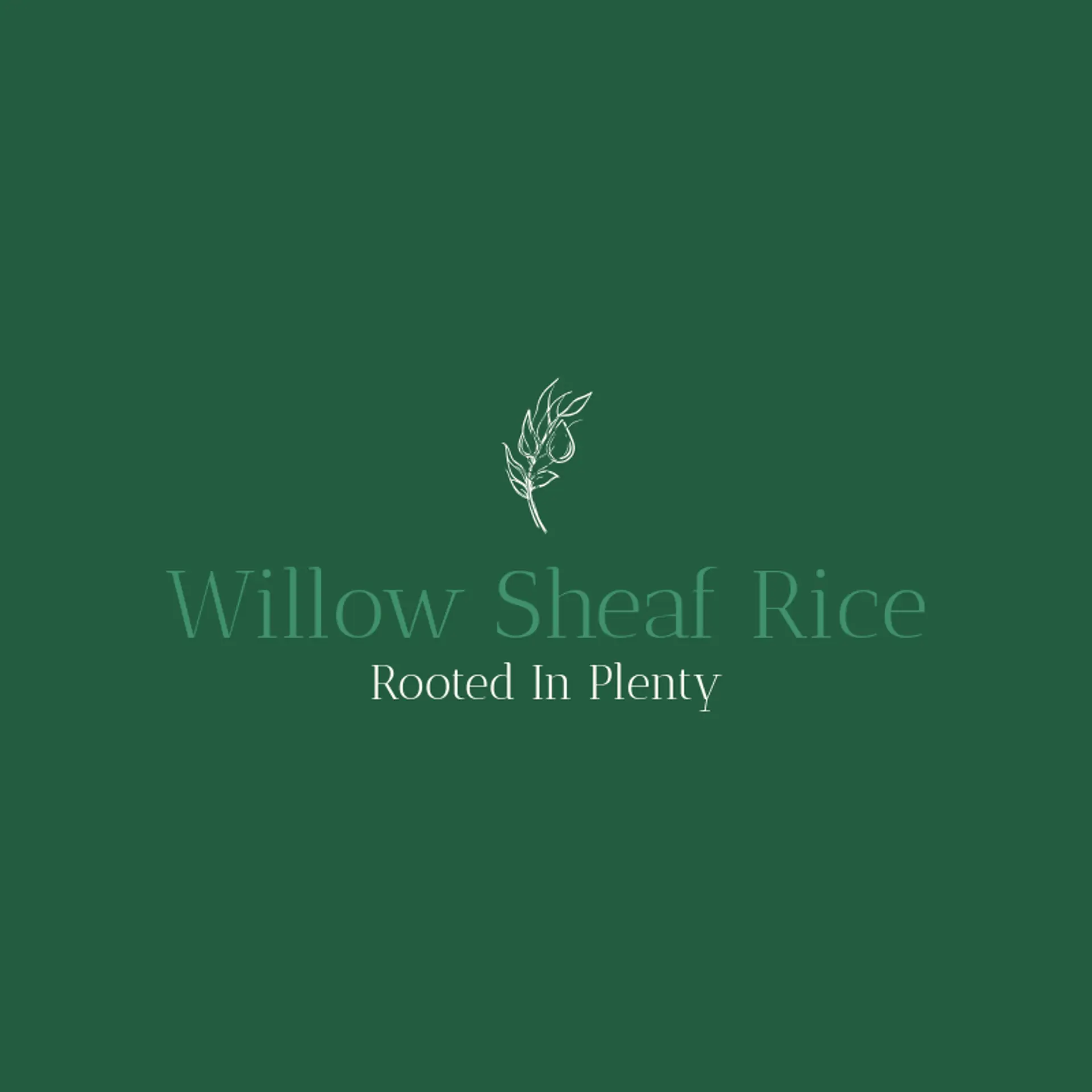 Willow Sheaf Rice logo for rice