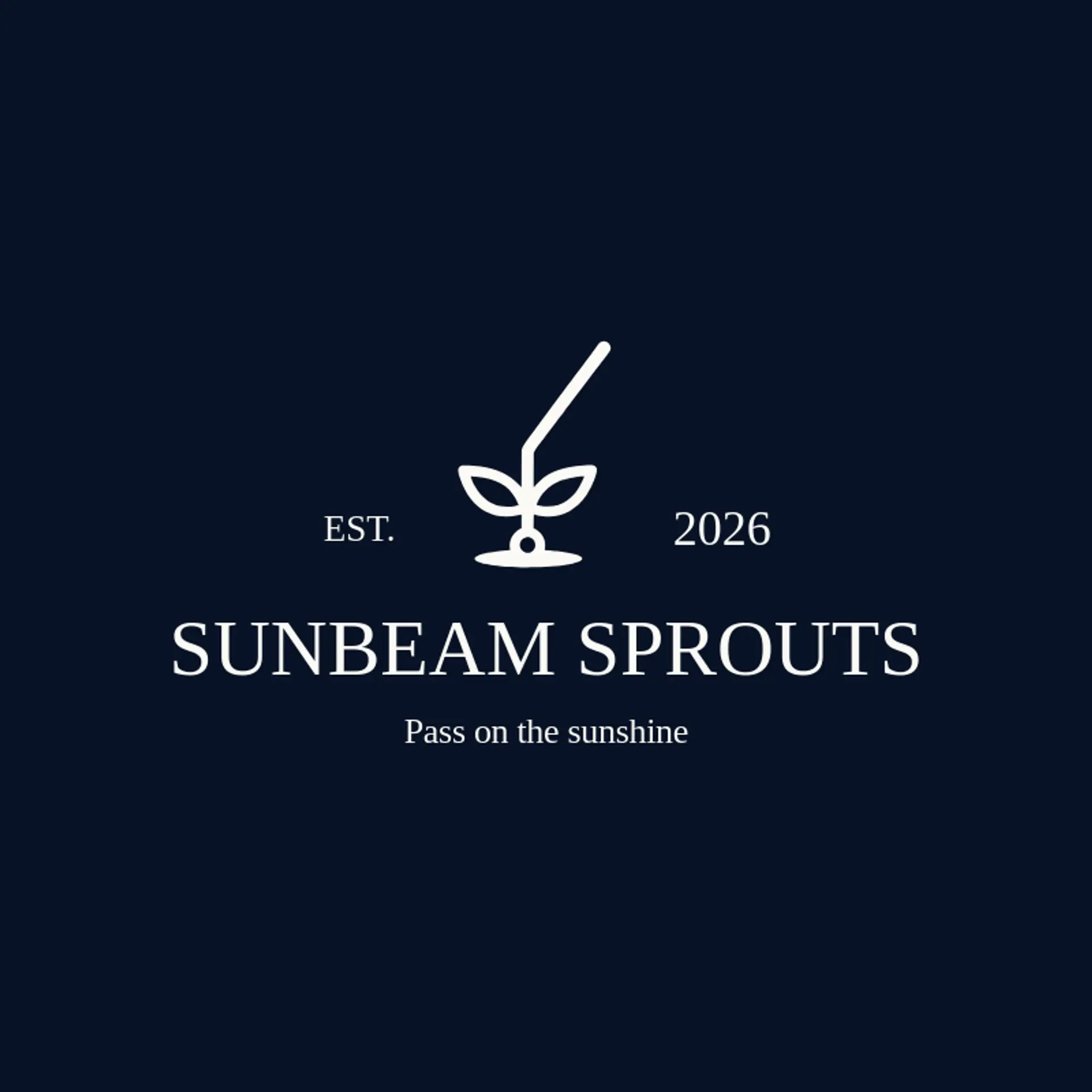 Sunbeam Sprouts logo for seed