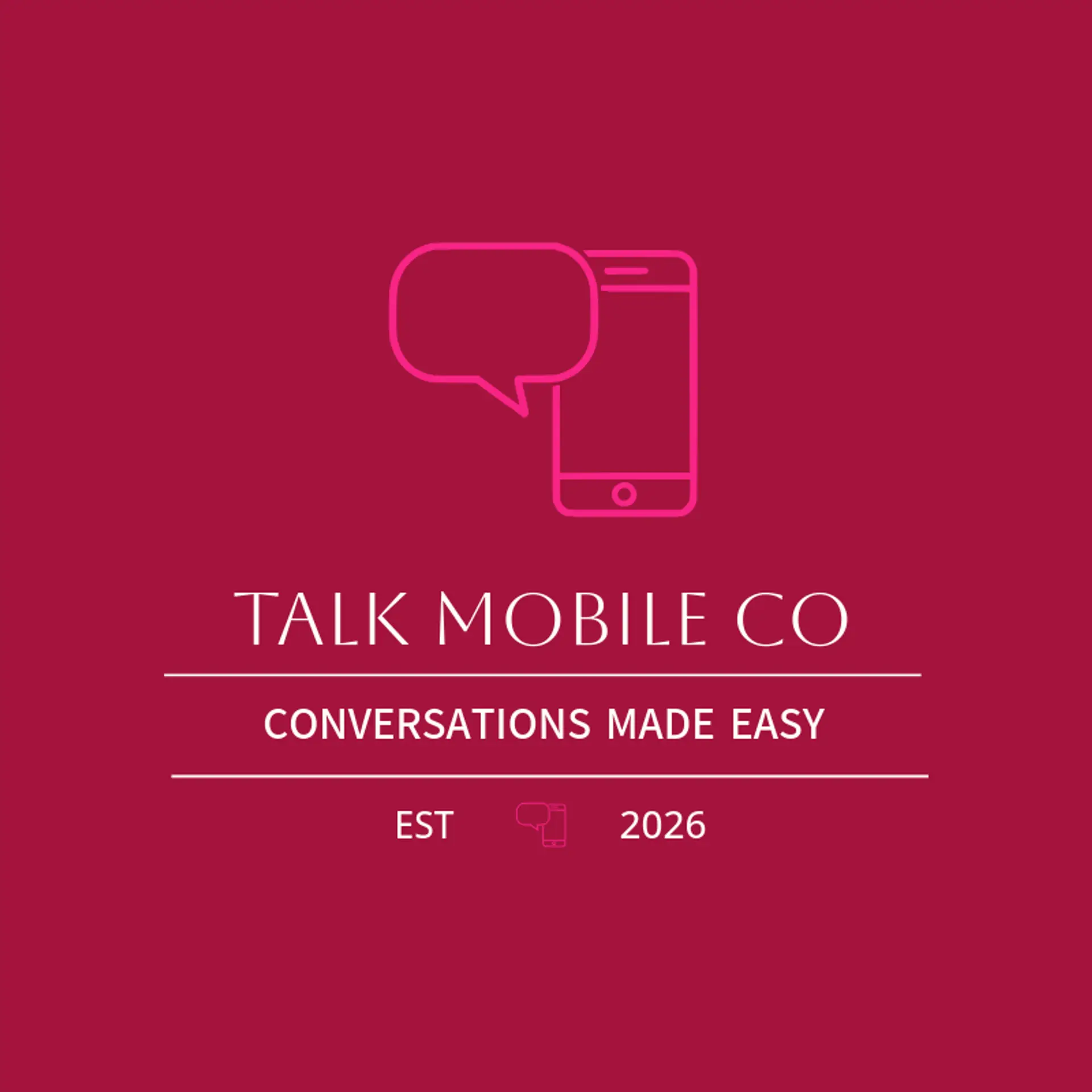 Talk Mobile Co logo for cell phone