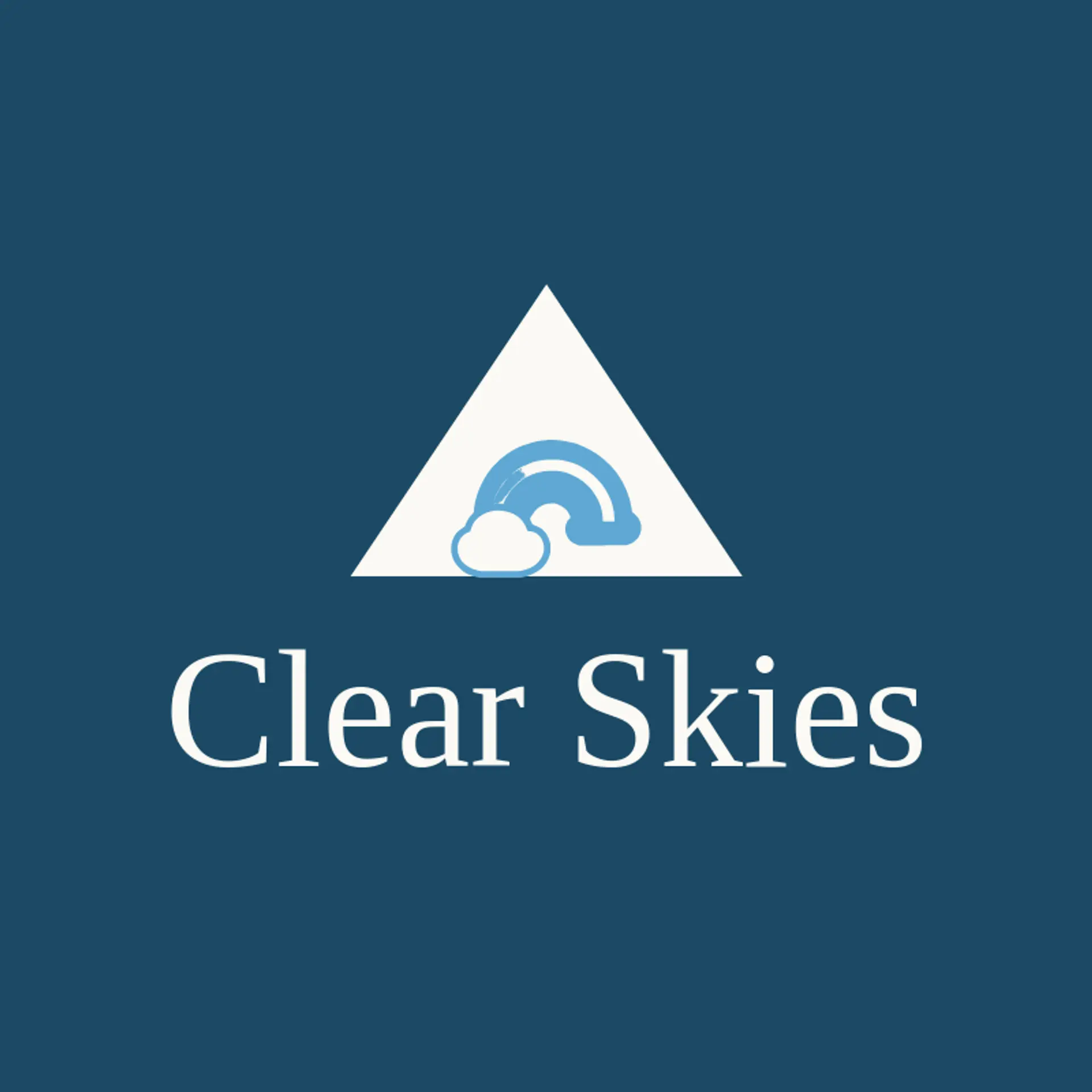 Clear Skies logo for spring