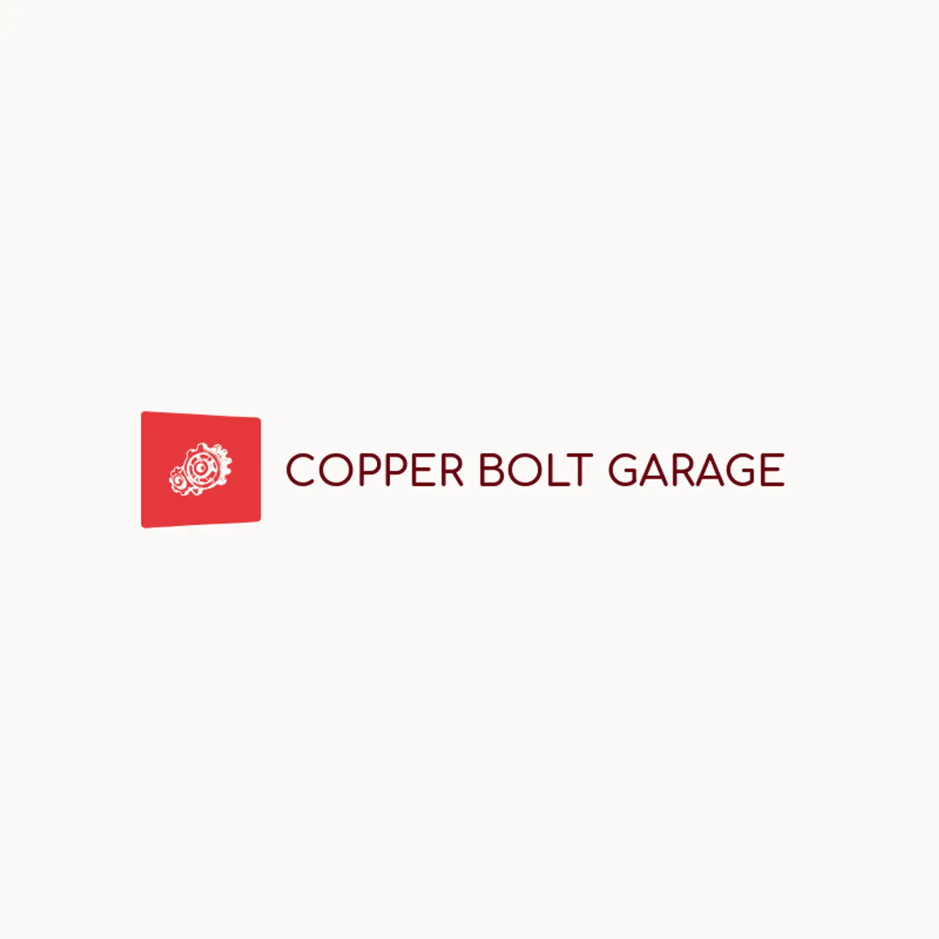 Copper Bolt Garage logo for engine