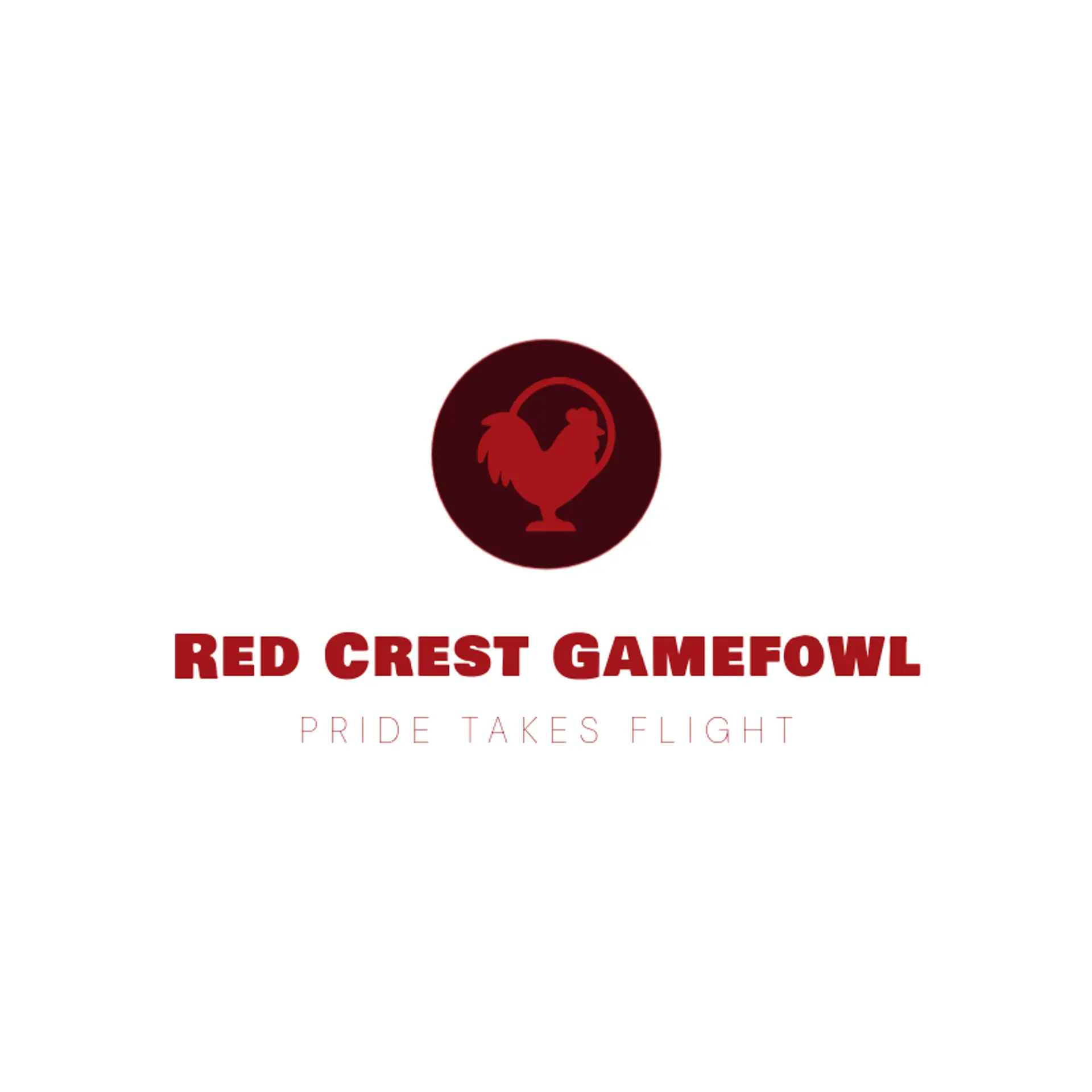 Red Crest Gamefowl logo for gamefowl