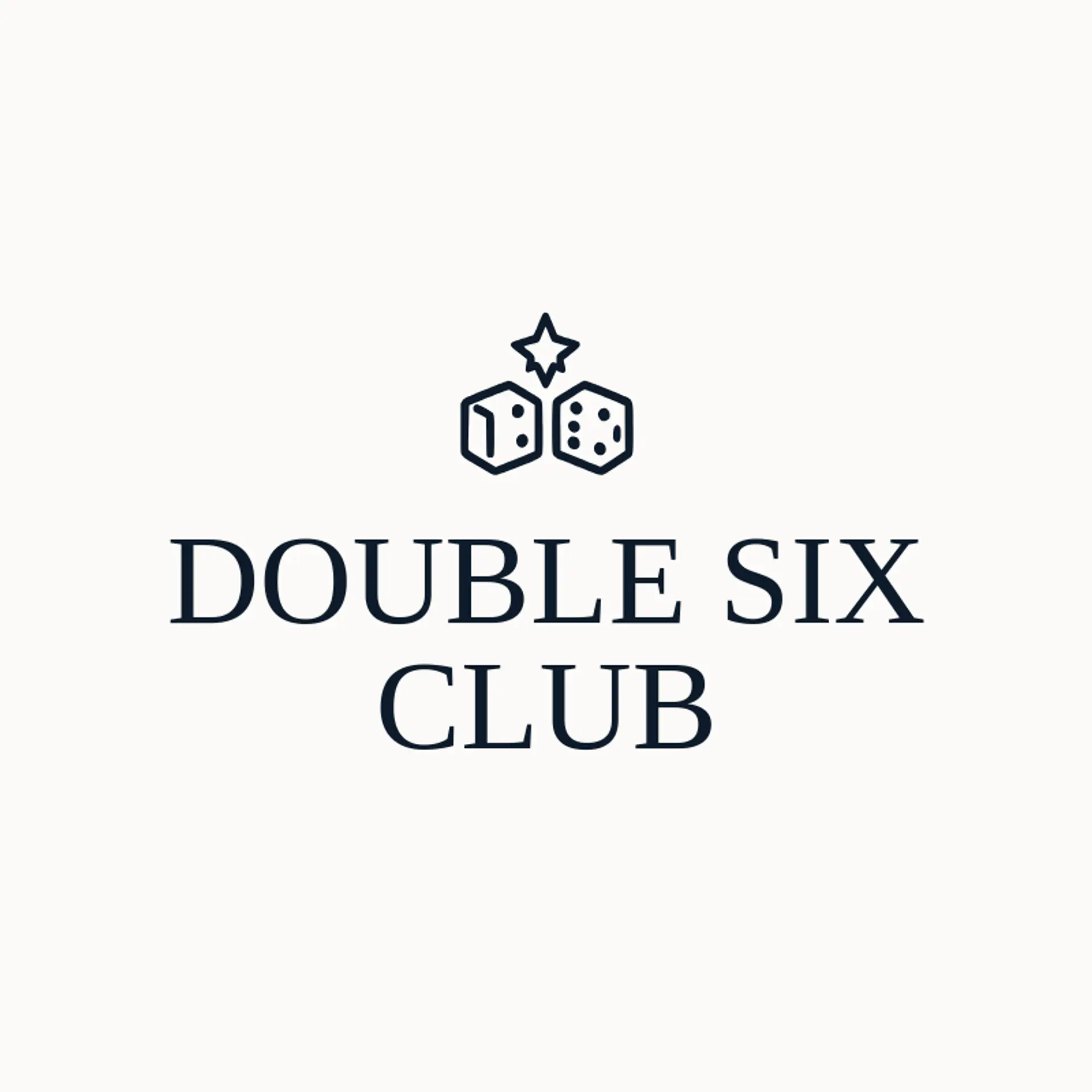 Double Six Club logo for dice