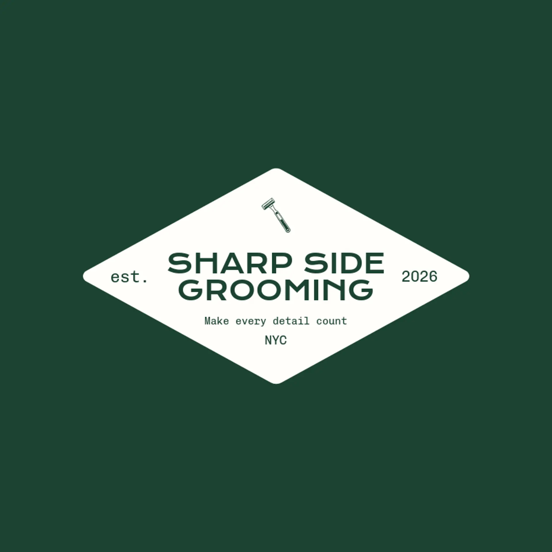 Sharp Side Grooming logo for razor