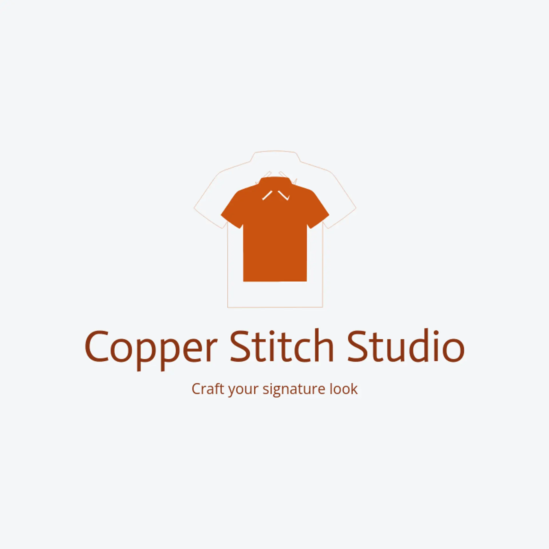 Copper Stitch Studio logo for shirt