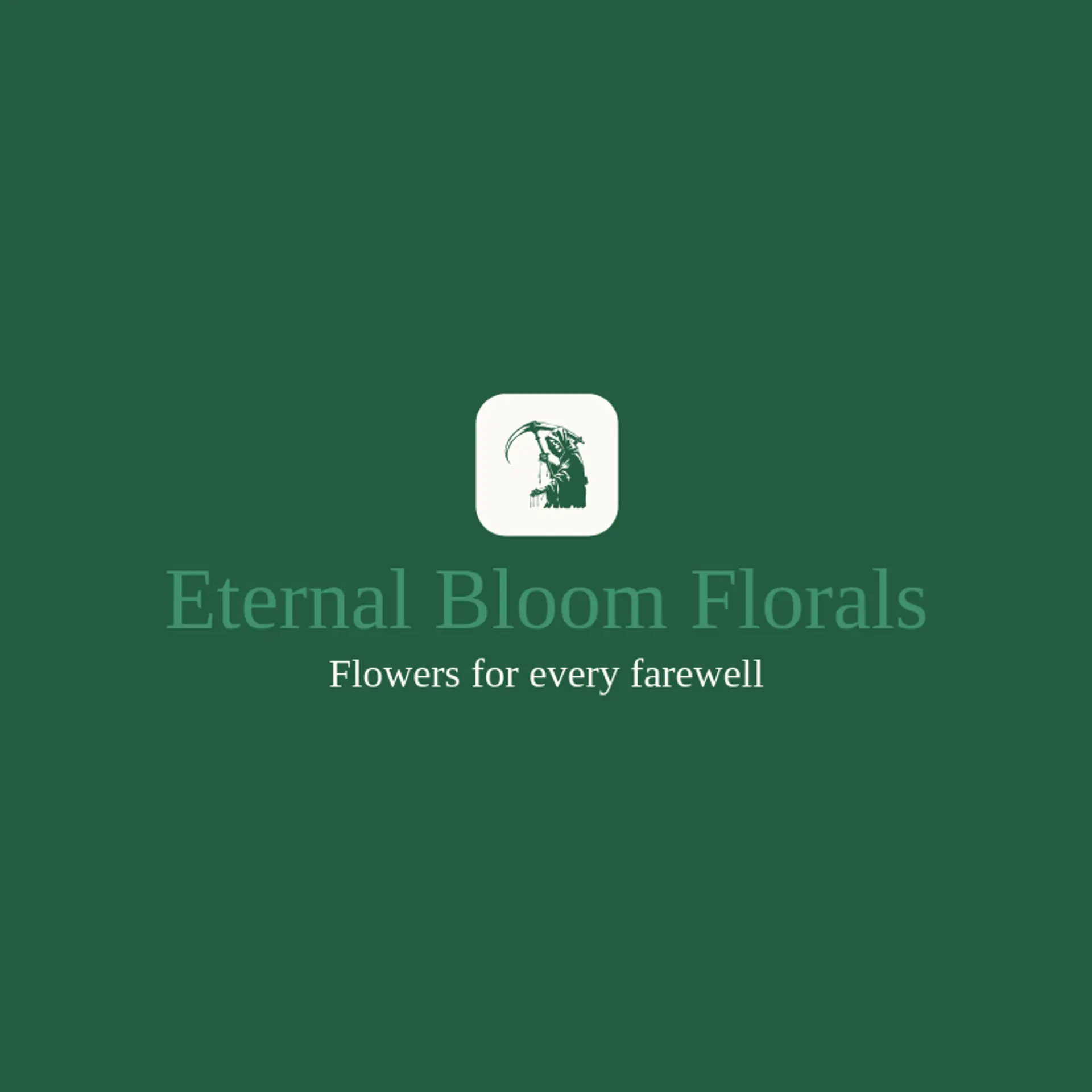 Eternal Bloom Florals logo for Death