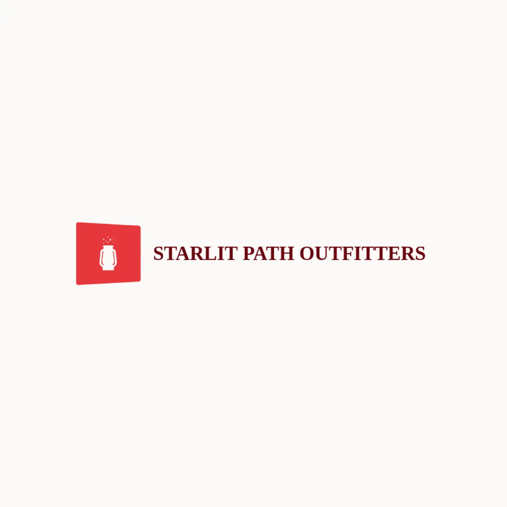 Starlit Path Outfitters logo for lantern