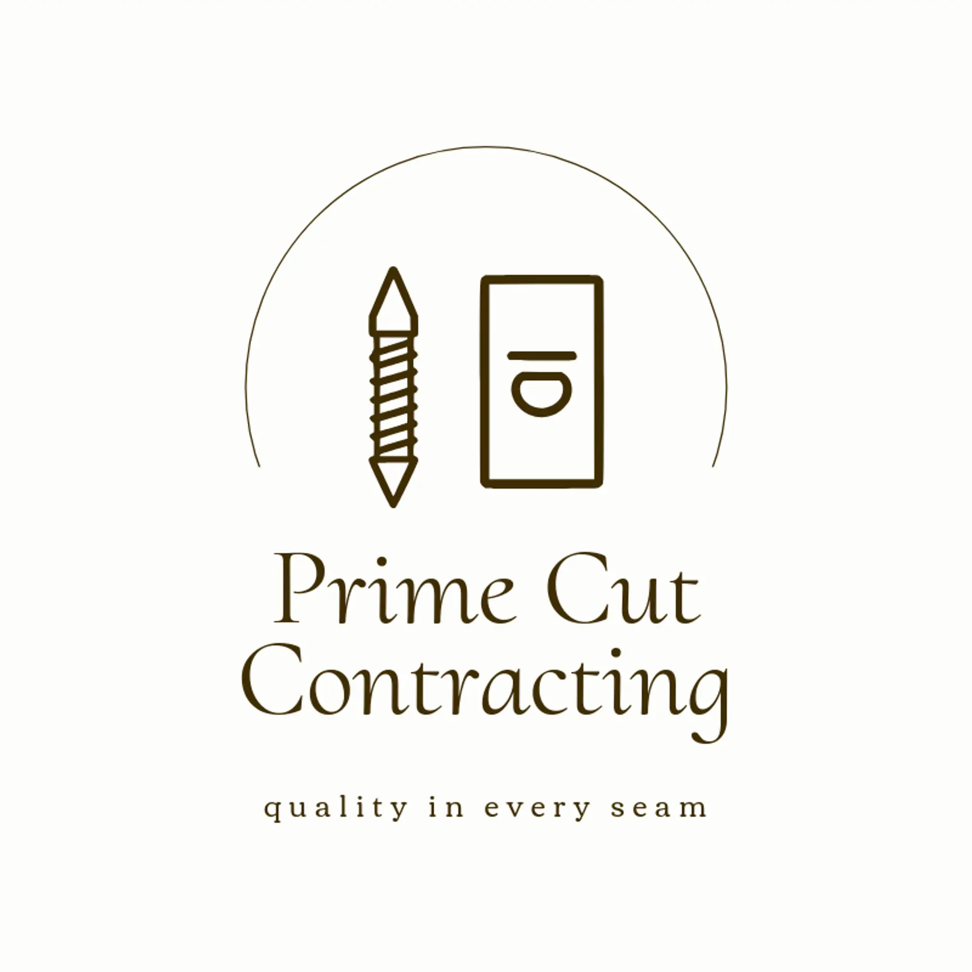 Prime Cut Contracting logo for drywall