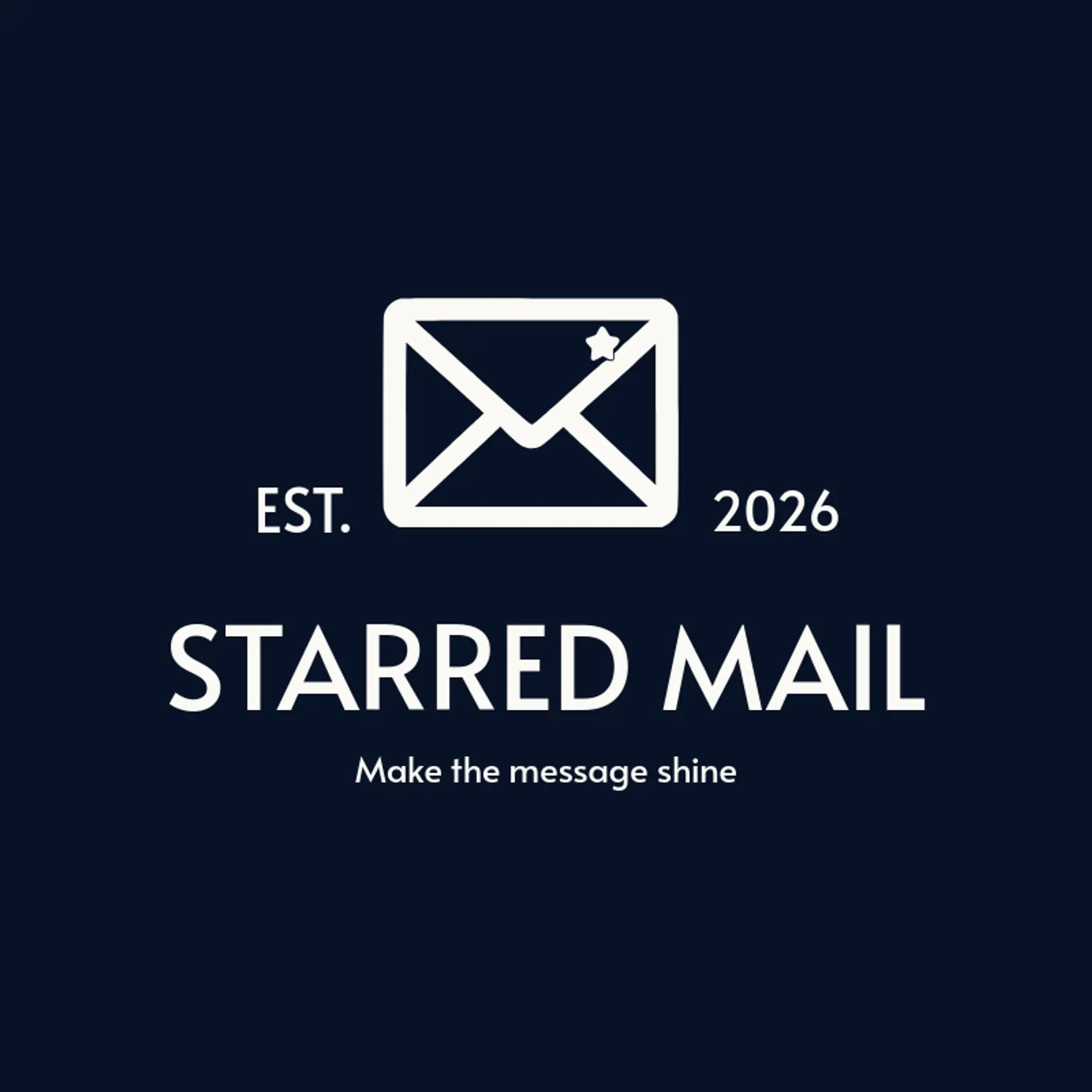 Starred Mail logo for email