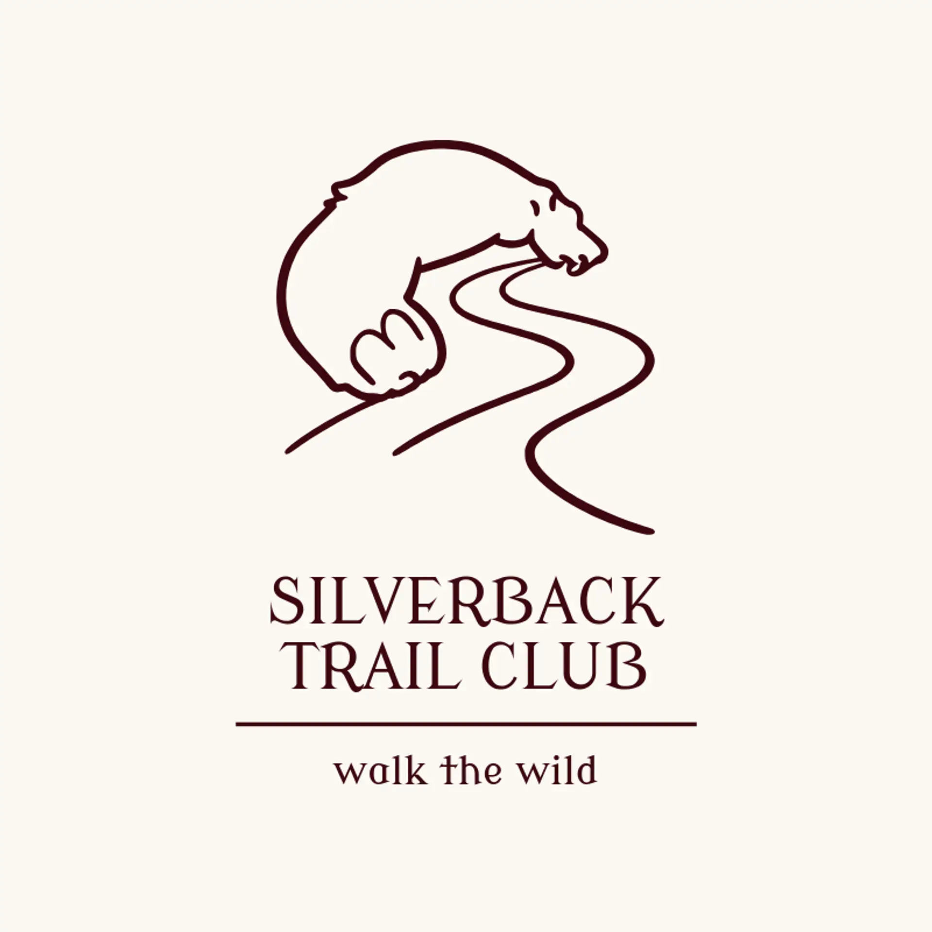 Silverback Trail Club logo for gorilla