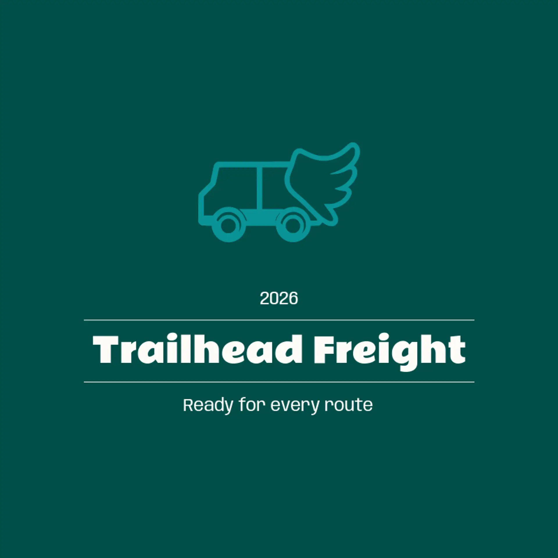 Trailhead Freight logo for transport