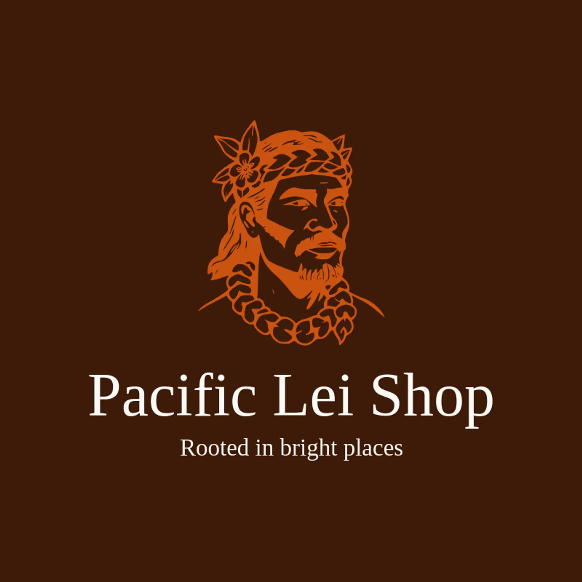 Pacific Lei Shop logo for hawaiian
