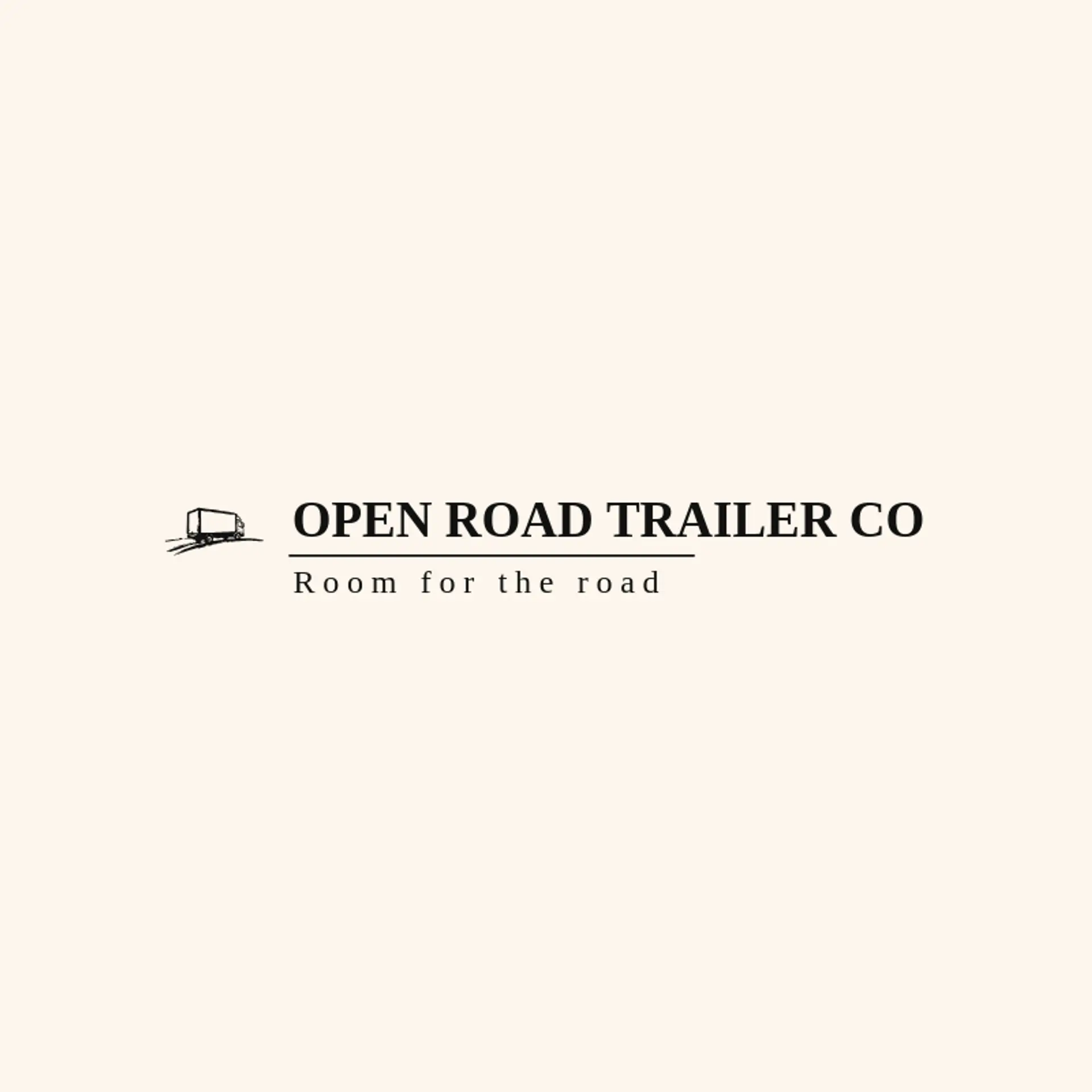 Open Road Trailer Co logo for trailer