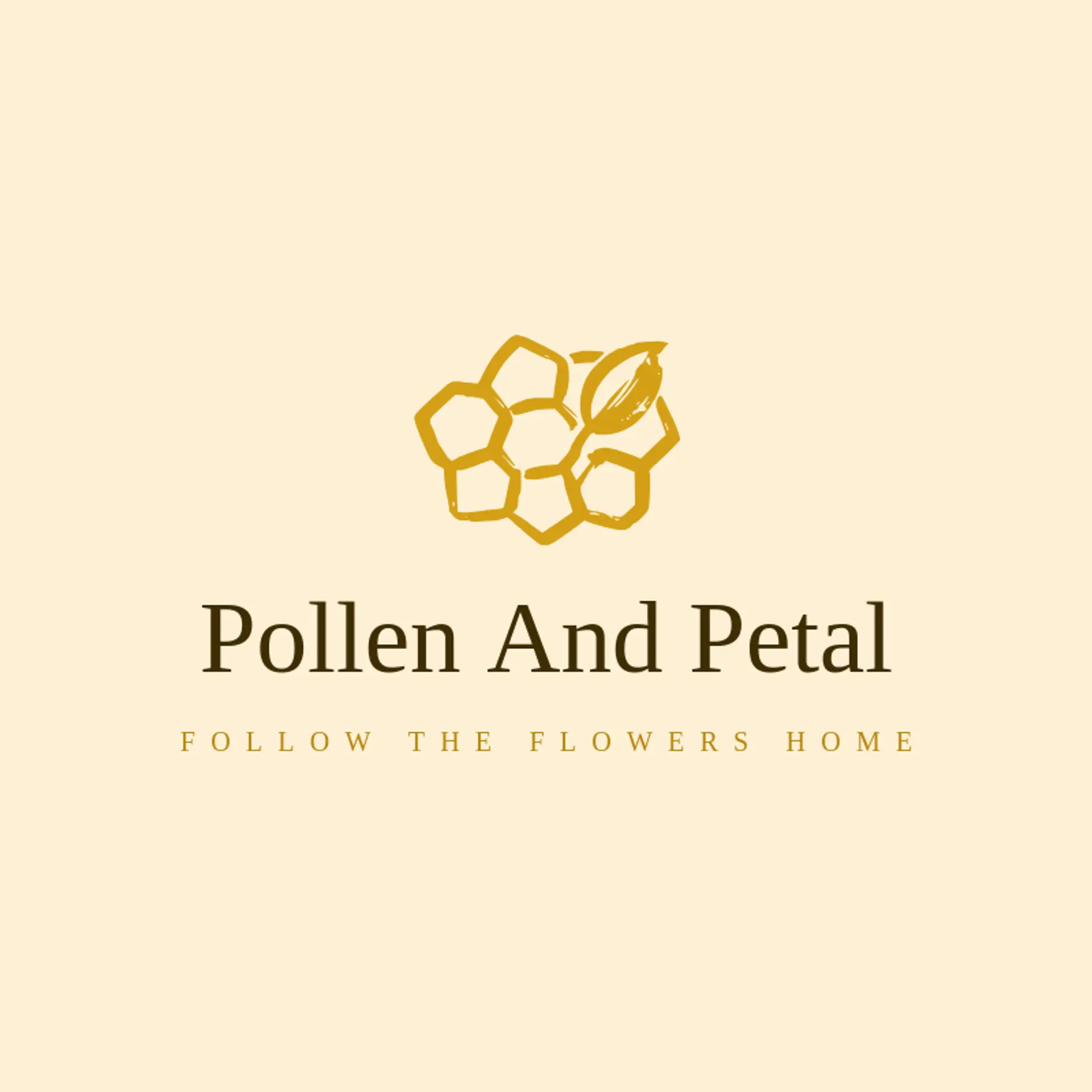 Pollen and Petal logo for honeycomb