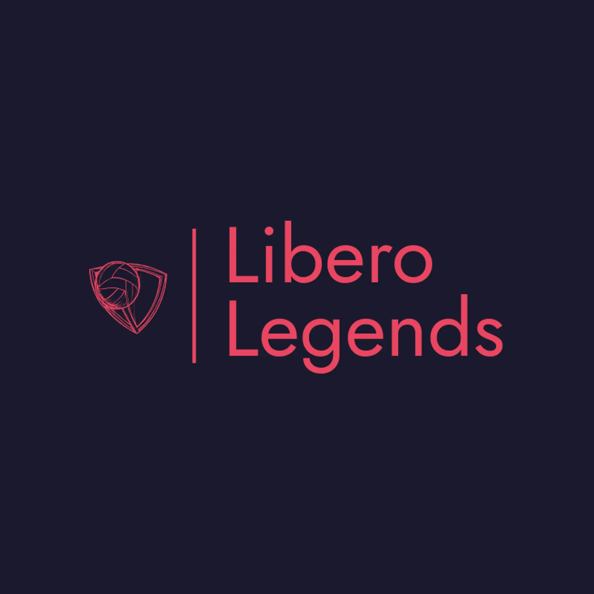 Libero Legends logo for volleyball