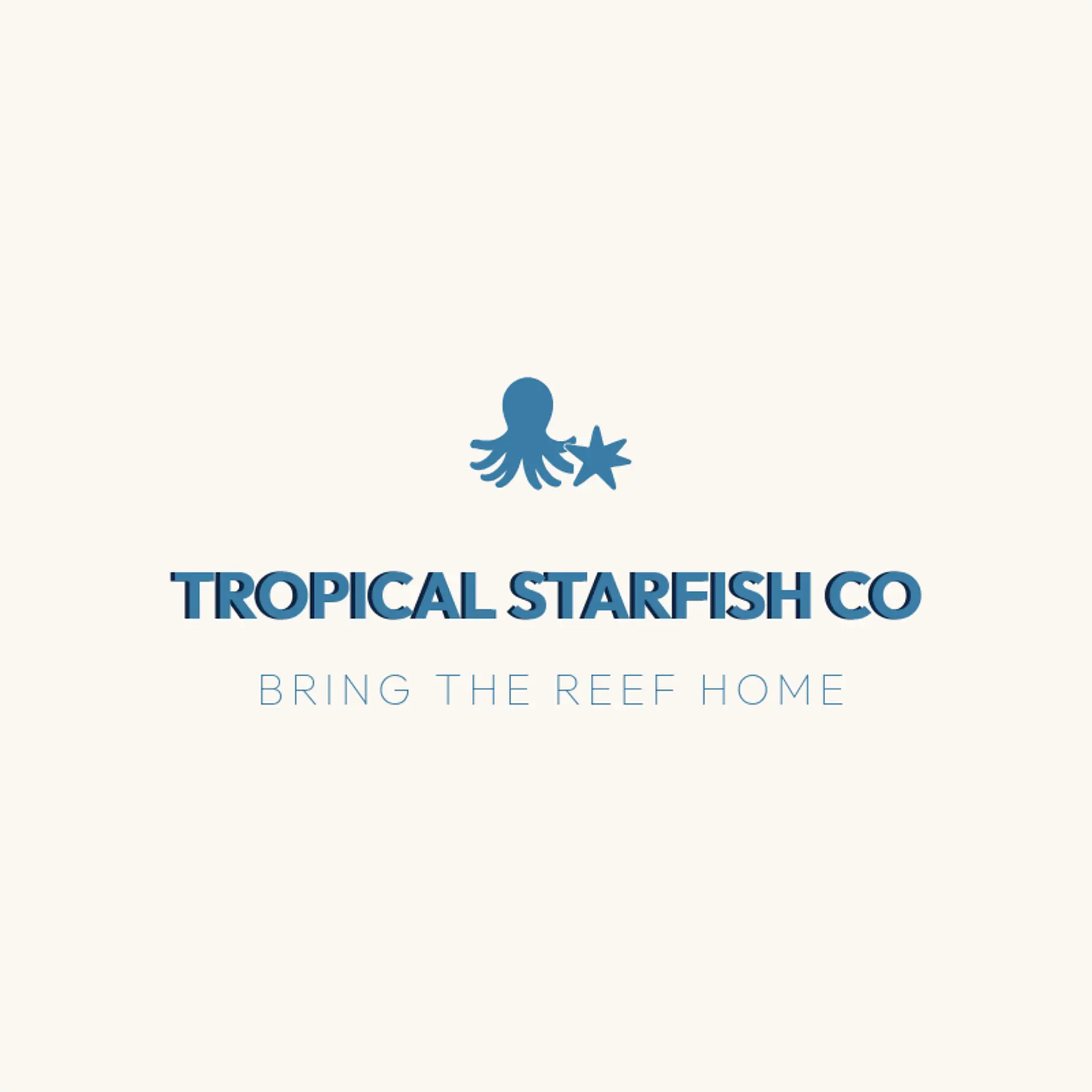 Tropical Starfish Co logo for octopus
