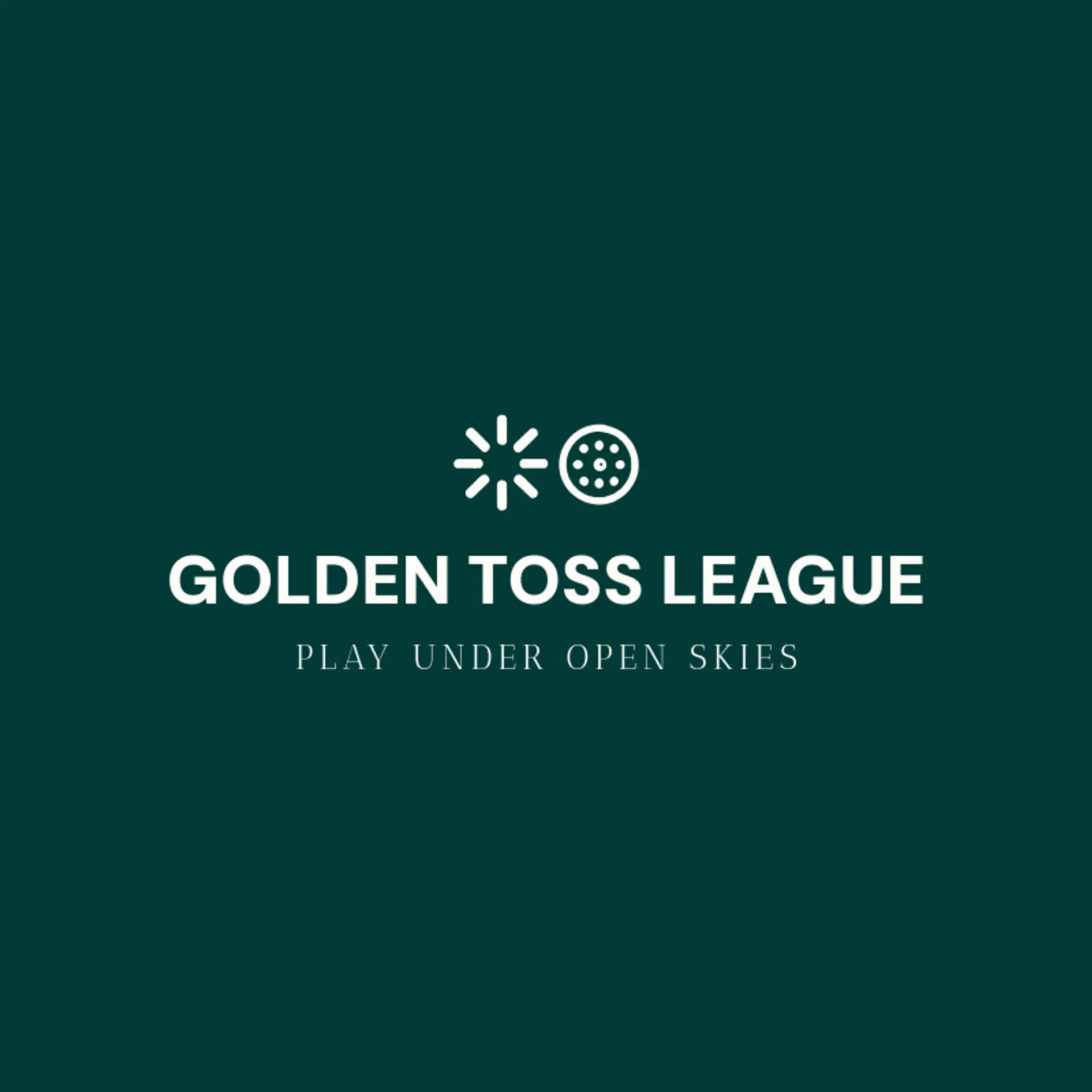 Golden Toss League logo for wiffleball