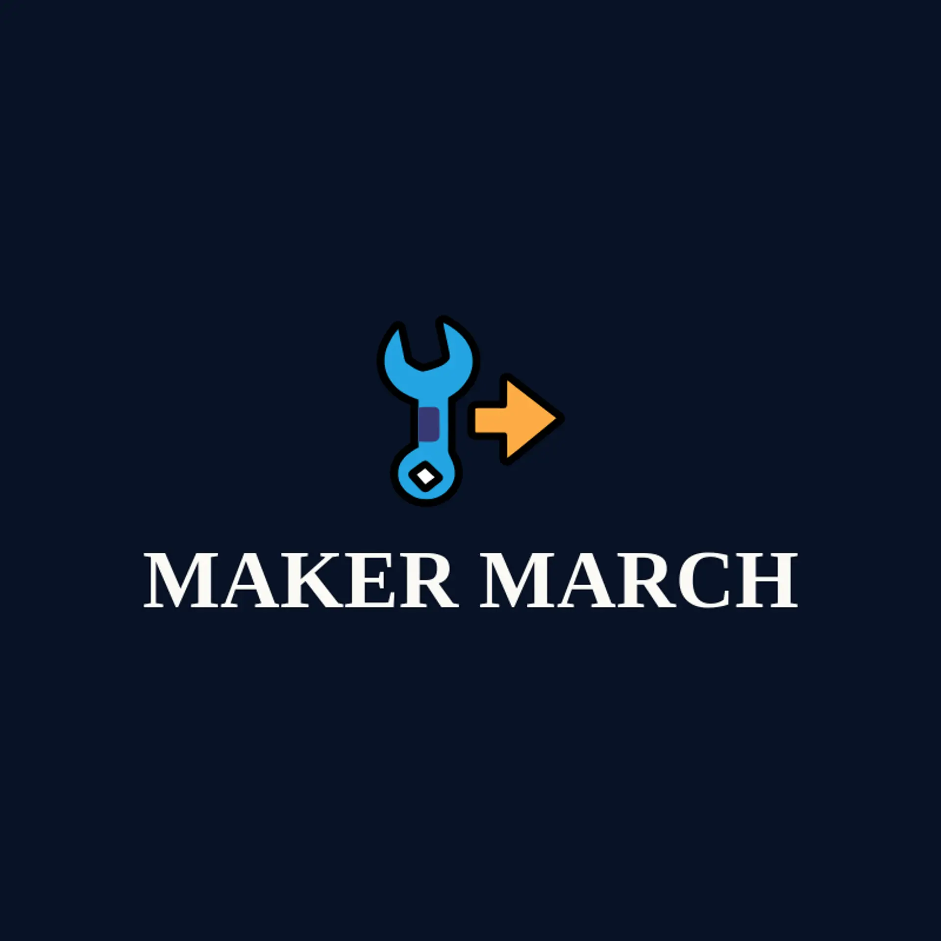 Maker March logo for tool