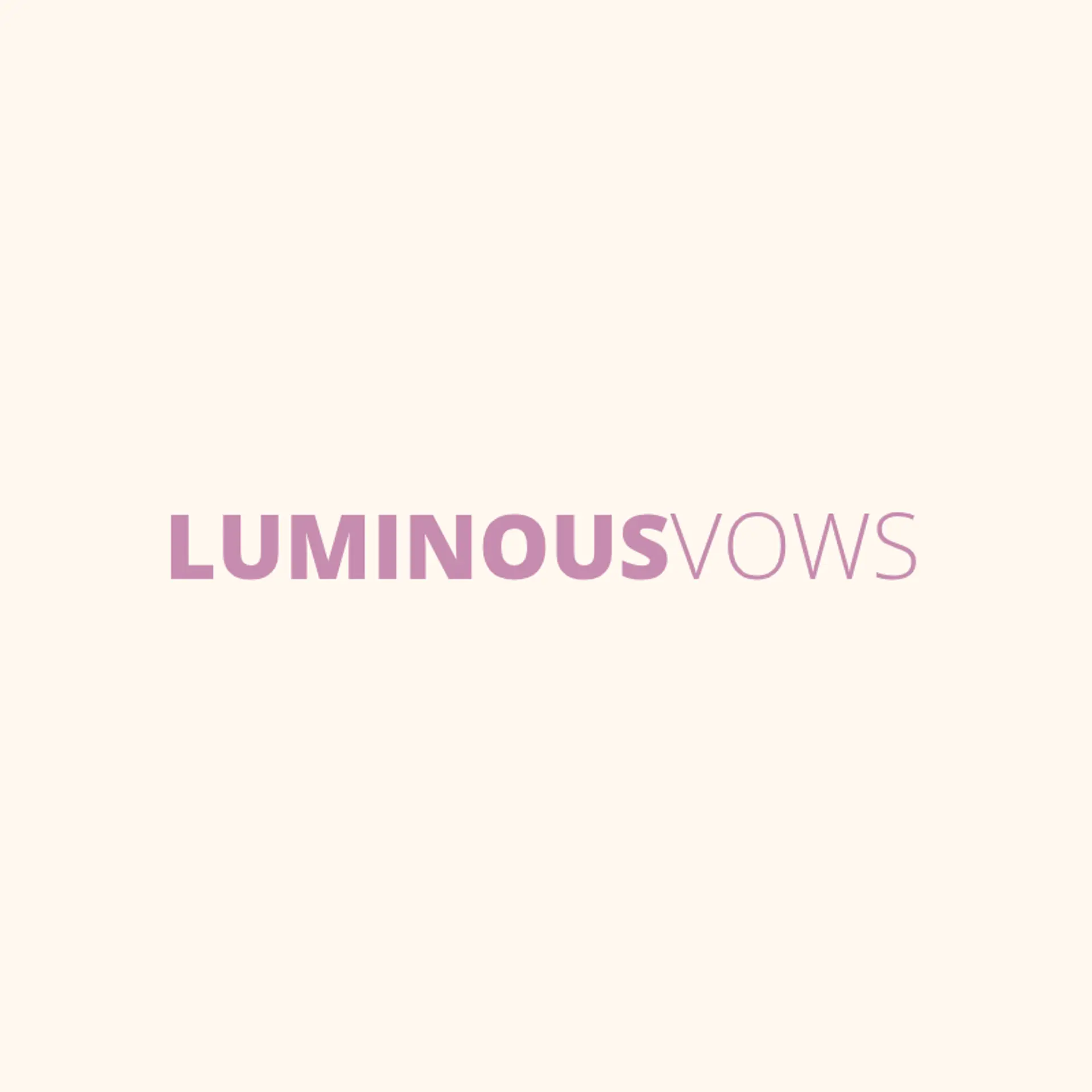 Eternal Vow Events logo for wedding