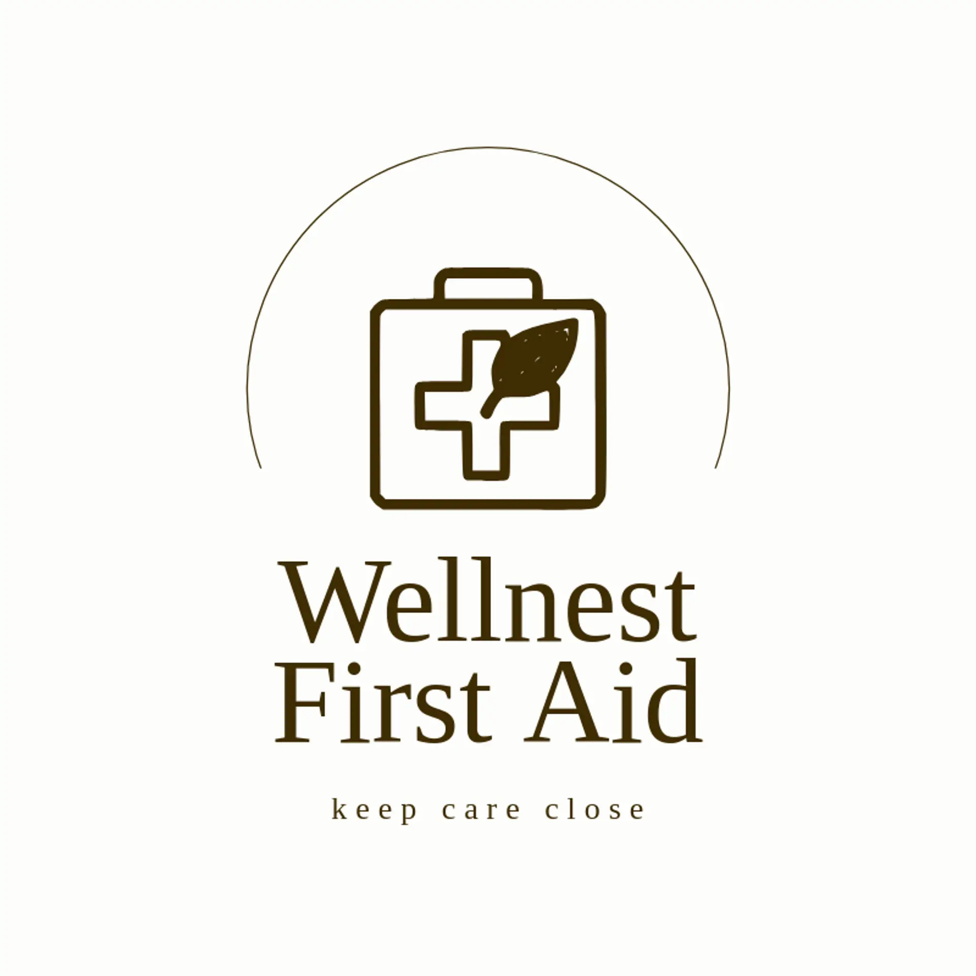 Wellnest First Aid logo for first aid kit