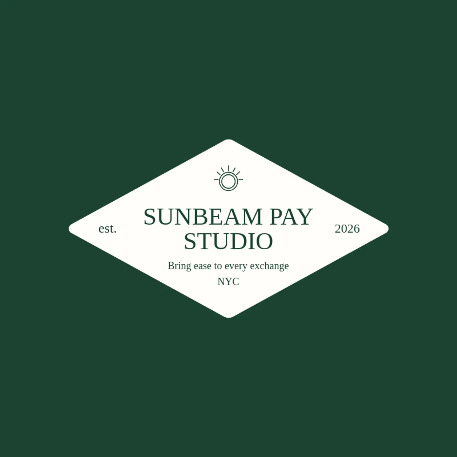 Sunbeam Pay Studio logo for payment