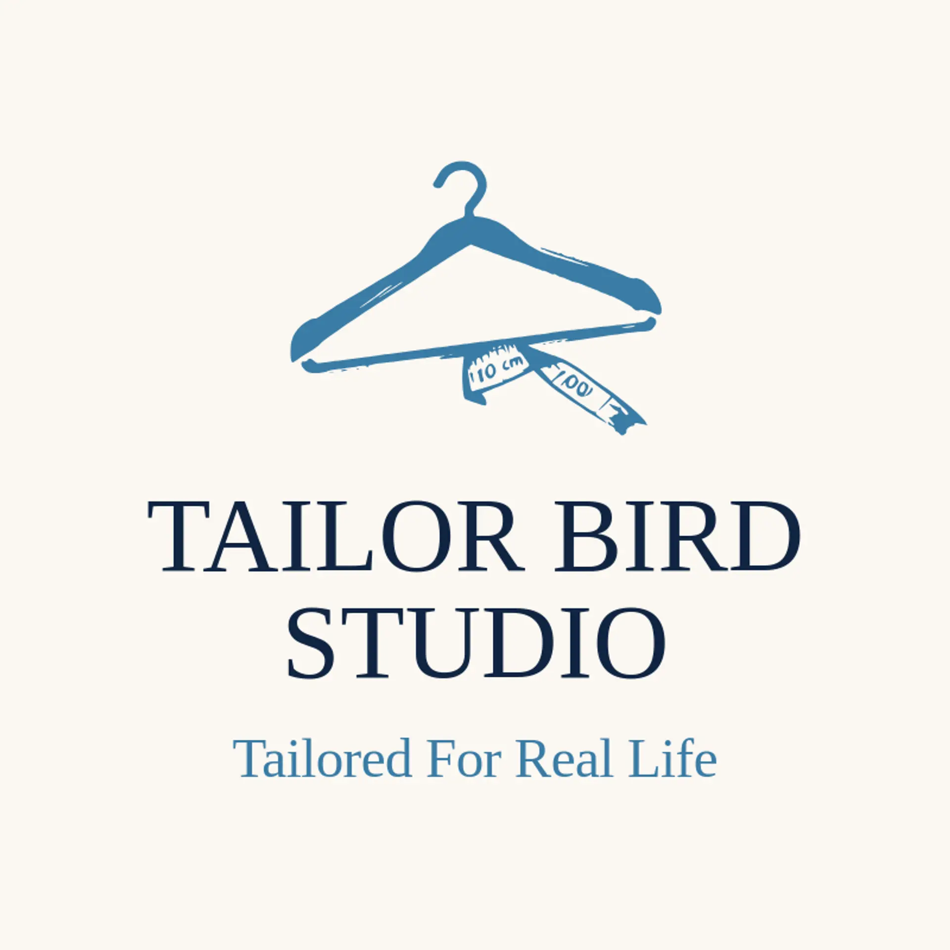 Tailor Bird Studio logo for hanger