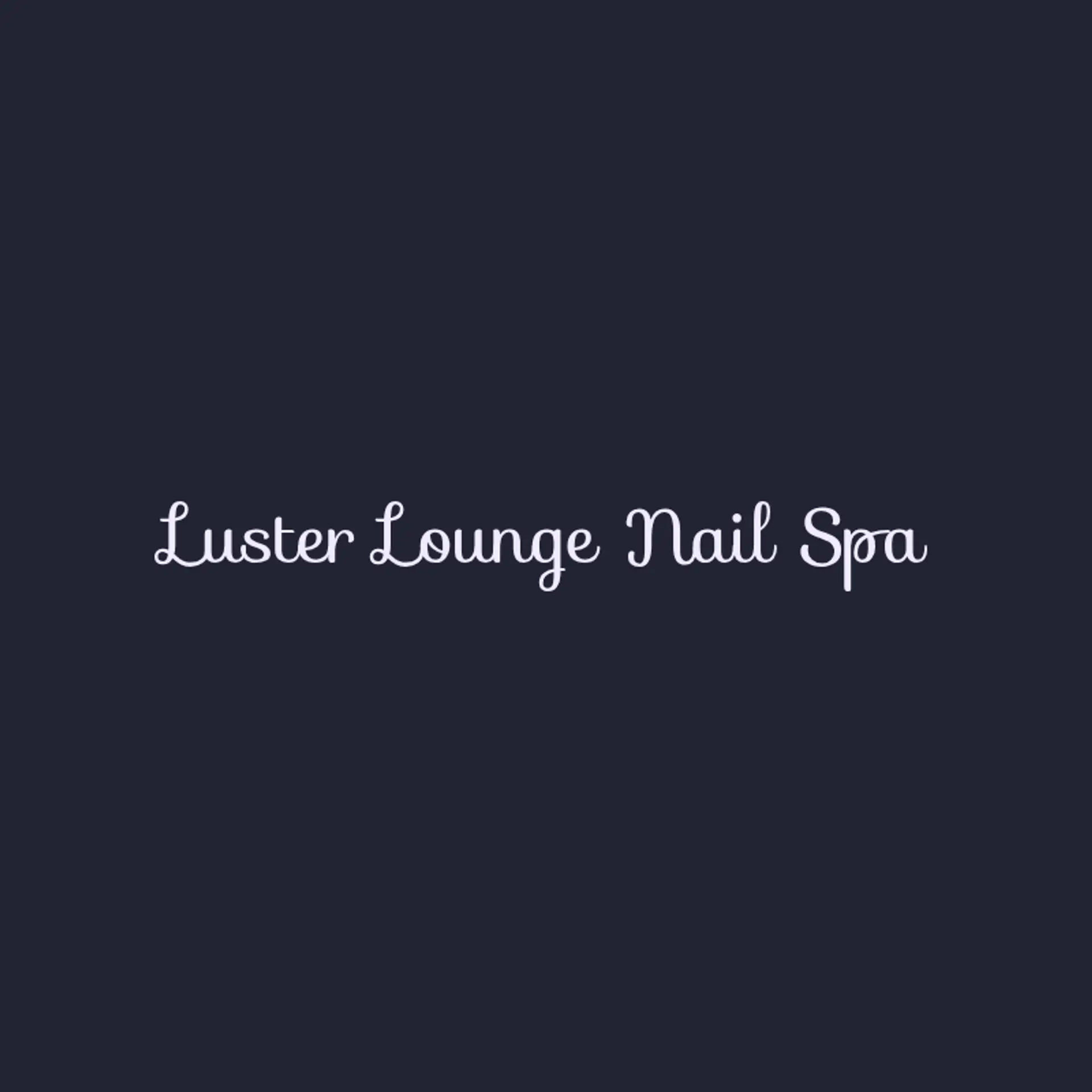 Luster Lounge Nail Spa logo for nail spa