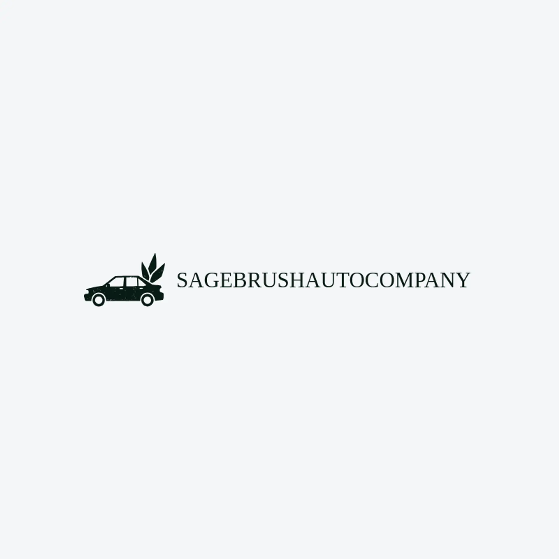 Sagebrush Auto Company logo for sedan