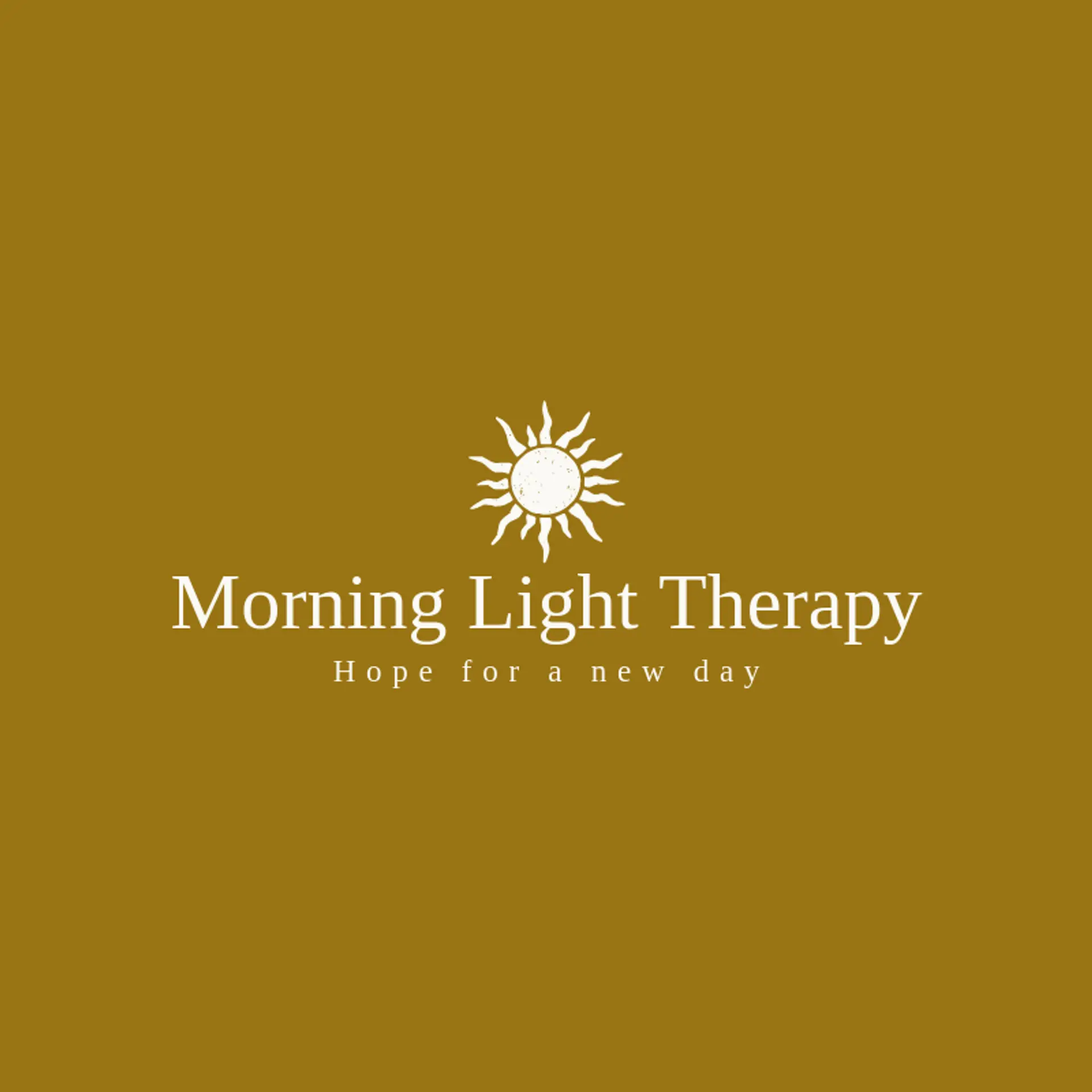 Morning Light Therapy logo for therapy