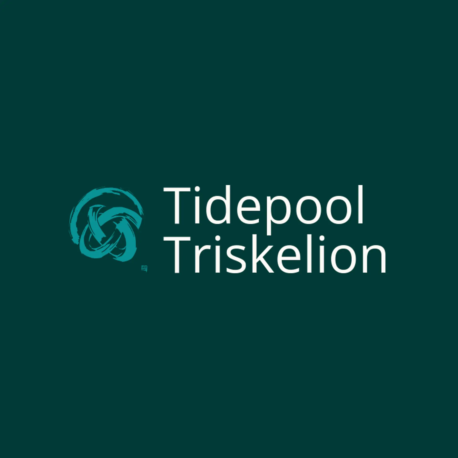 Tidepool Triskelion logo for celtic