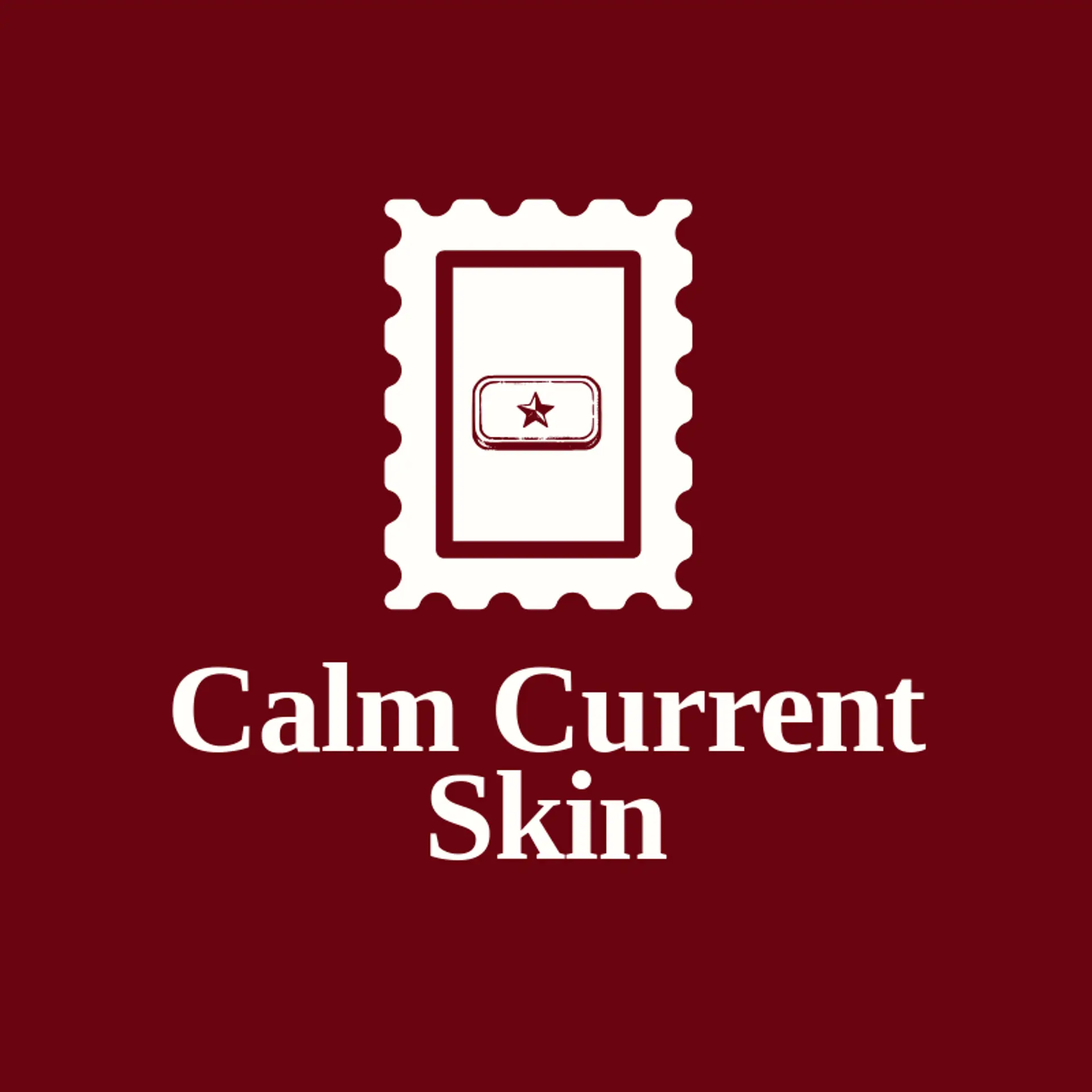 Calm Current Skin logo for skincare