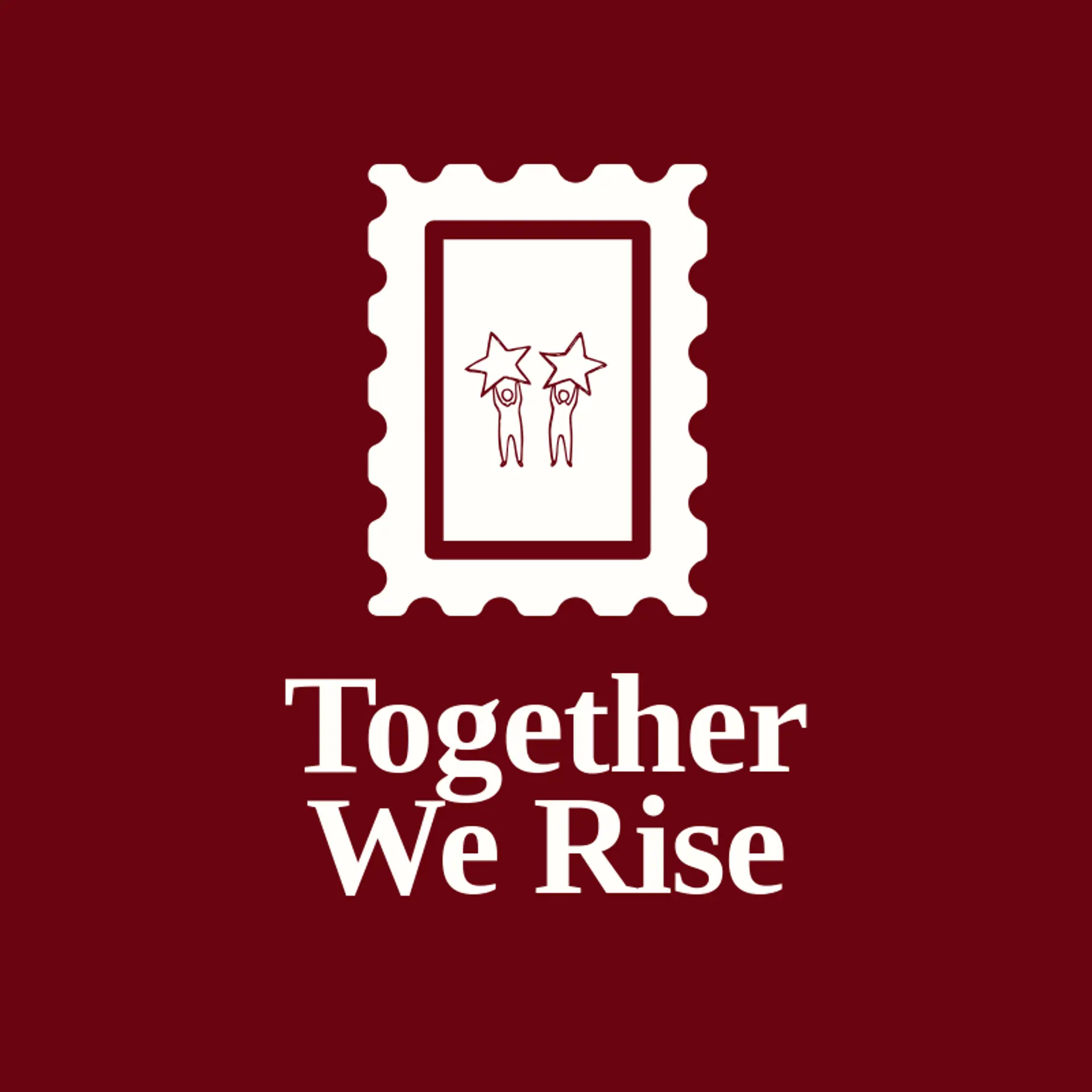 Together We Rise logo for humanity