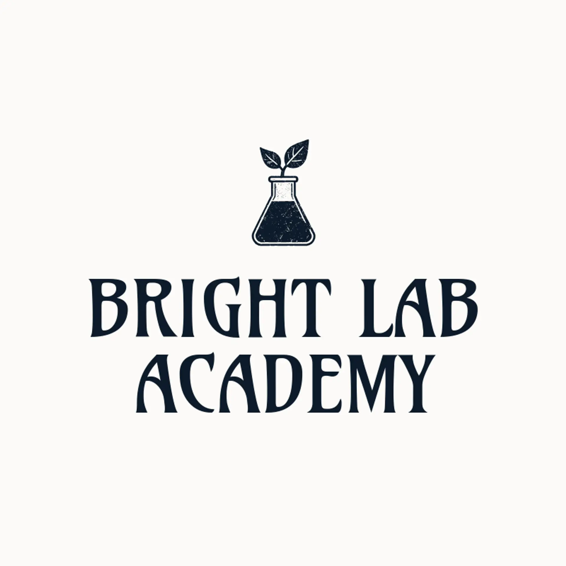 Bright Lab Academy logo for biology