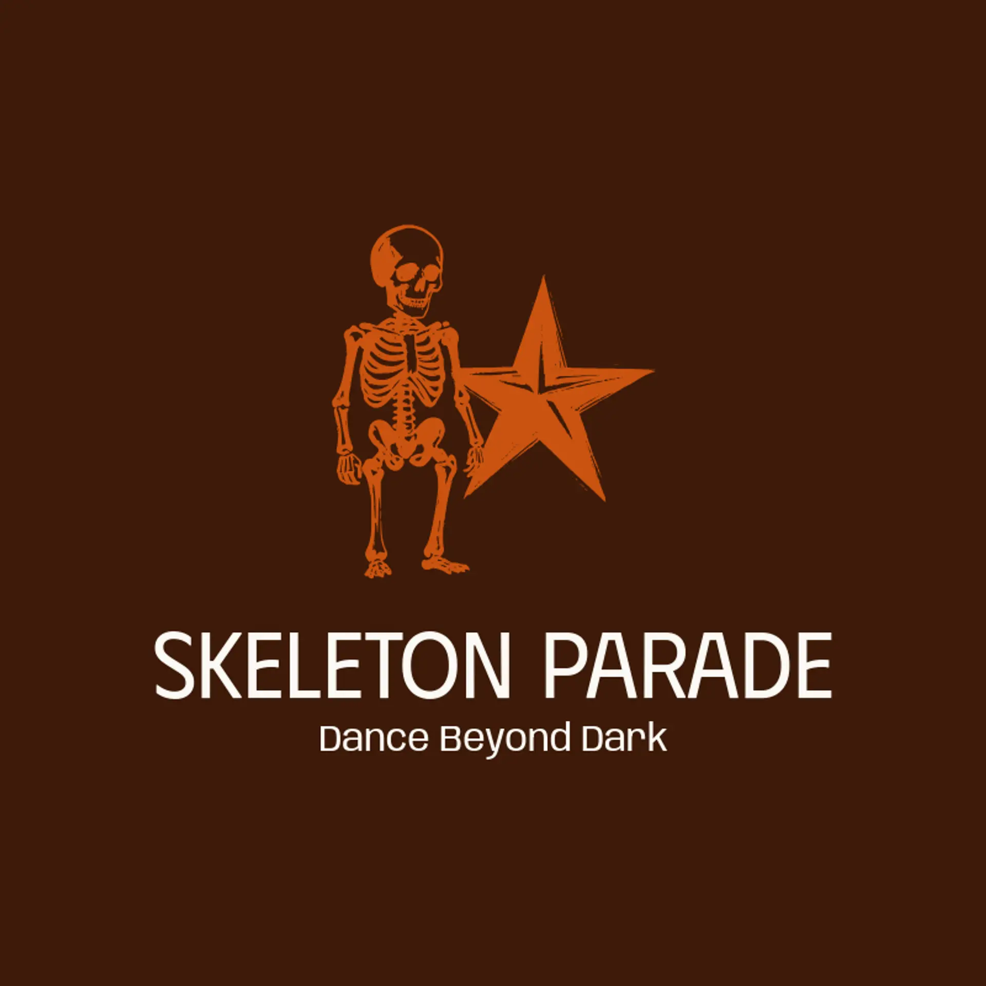 Skeleton Parade logo for halloween