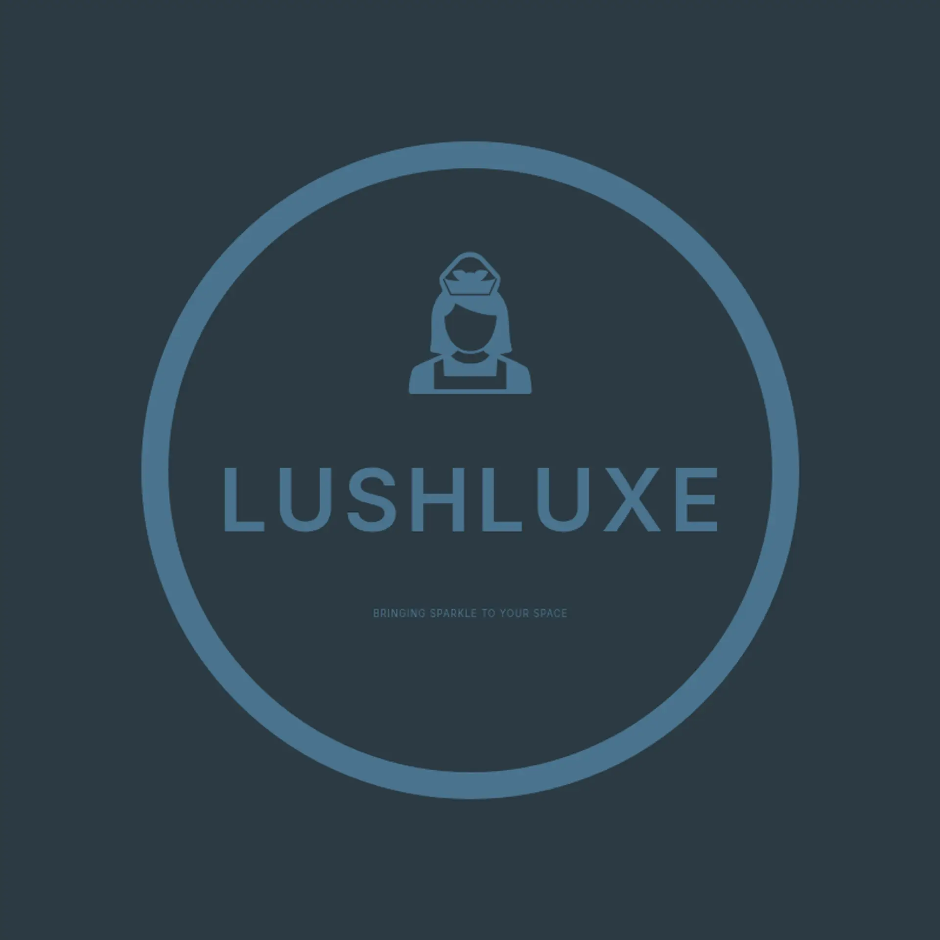 LushLuxe logo for cleaning services