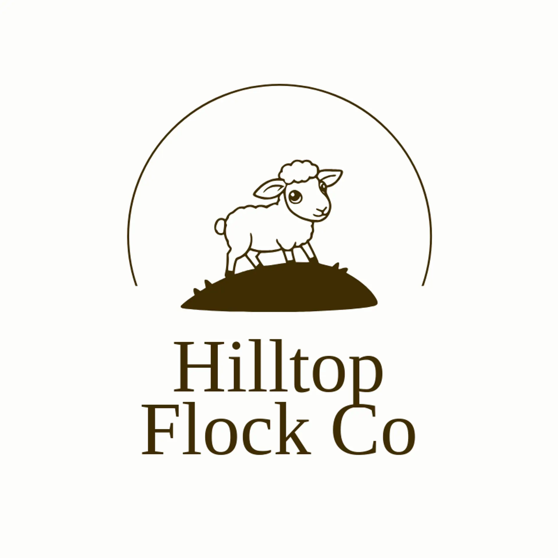 Hilltop Flock Co logo for lamb