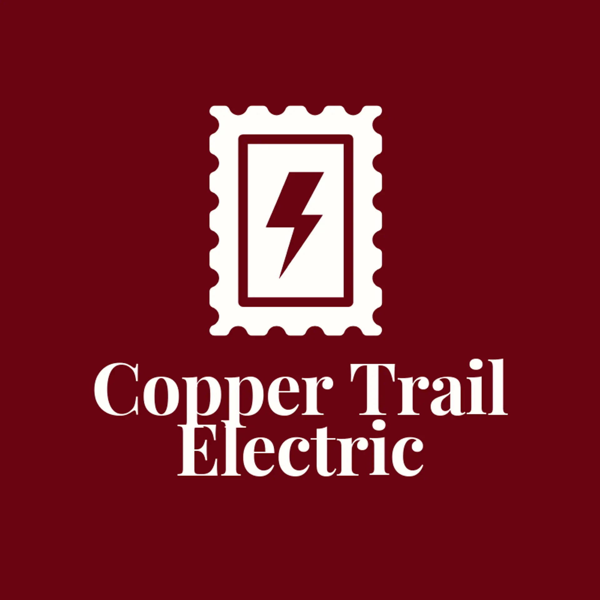 Copper Trail Electric logo for thunderbolt