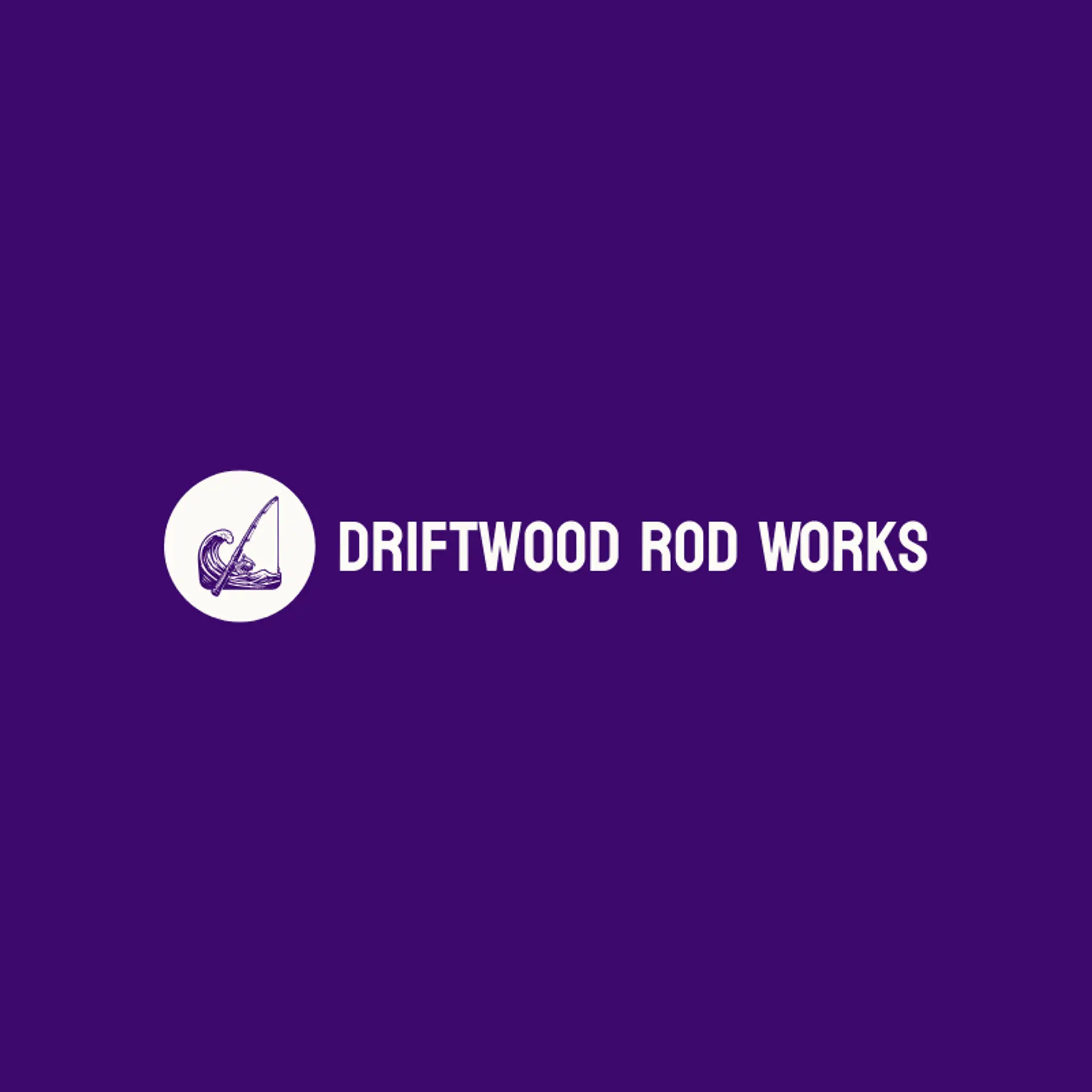 Driftwood Rod Works logo for fishing
