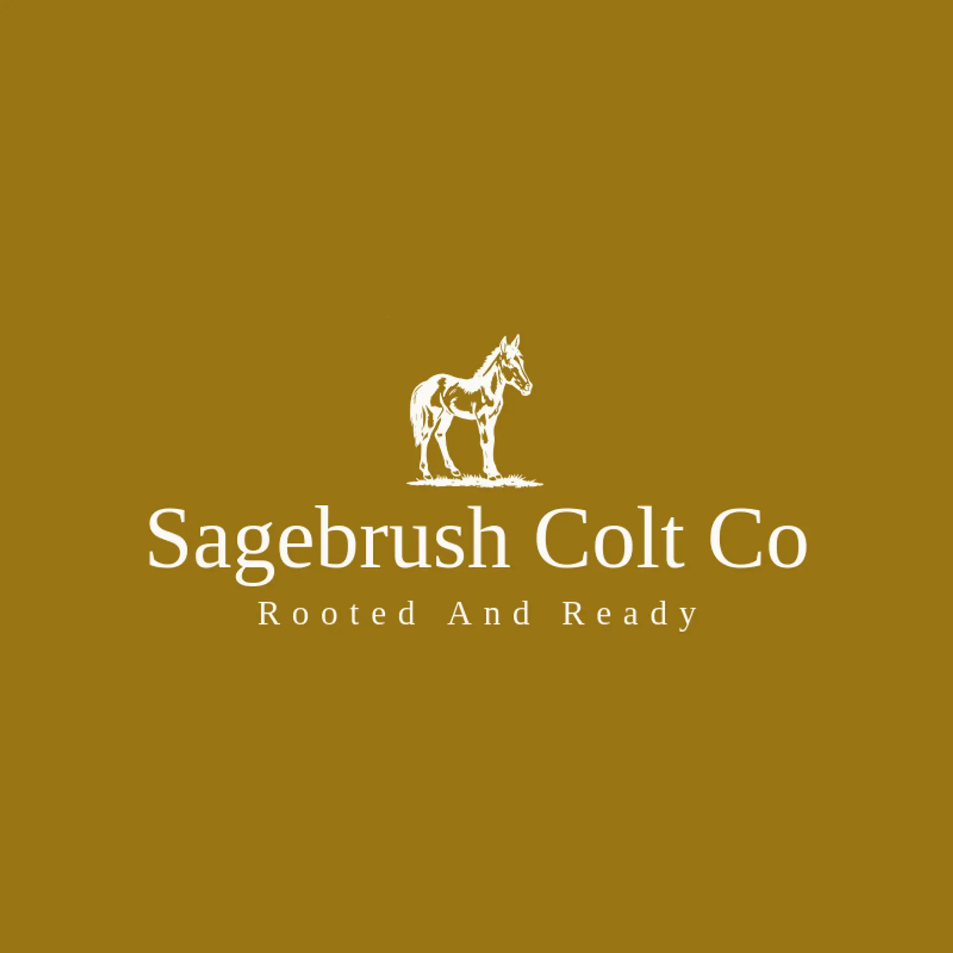 Sagebrush Colt Co logo for colt