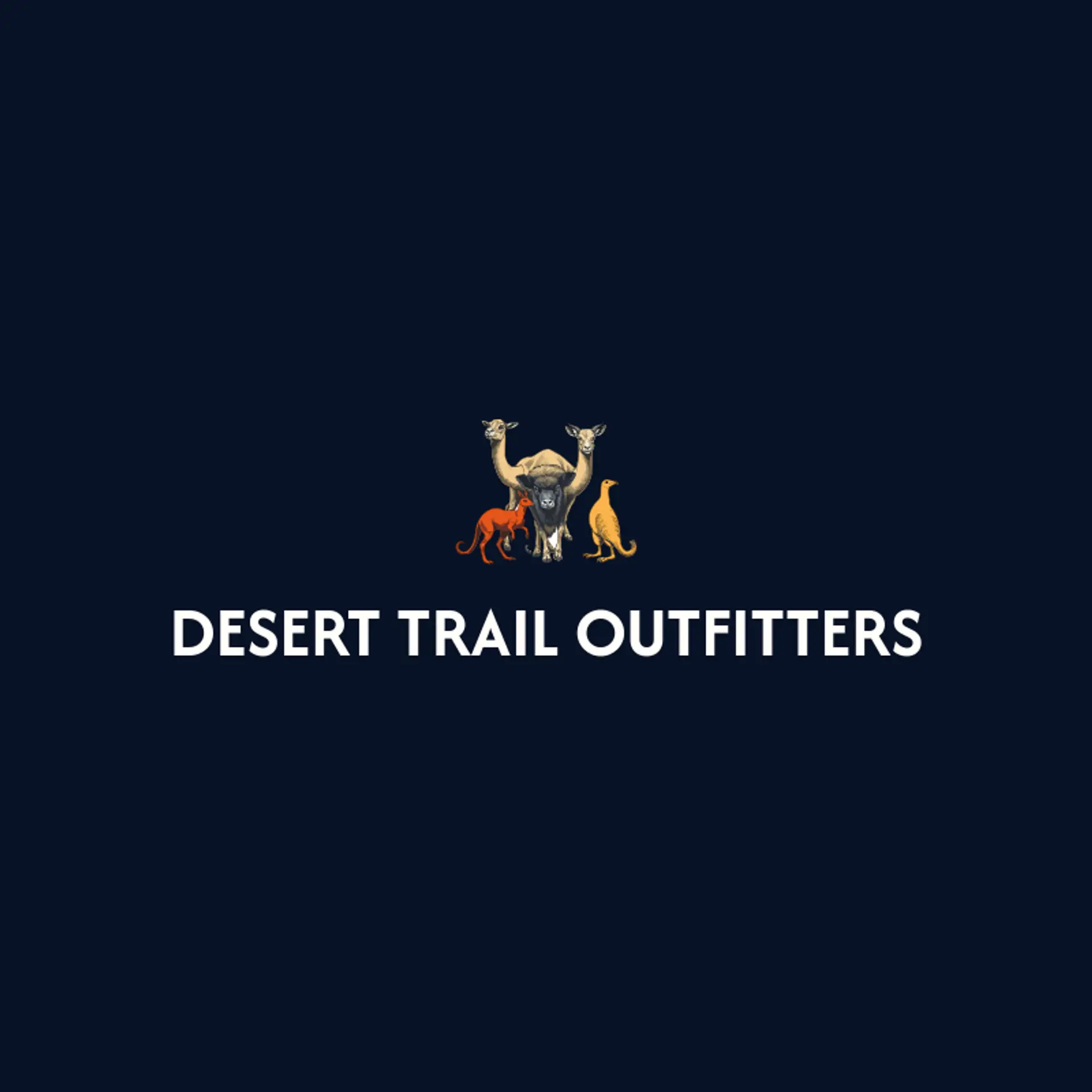 Desert Trail Outfitters logo for camel