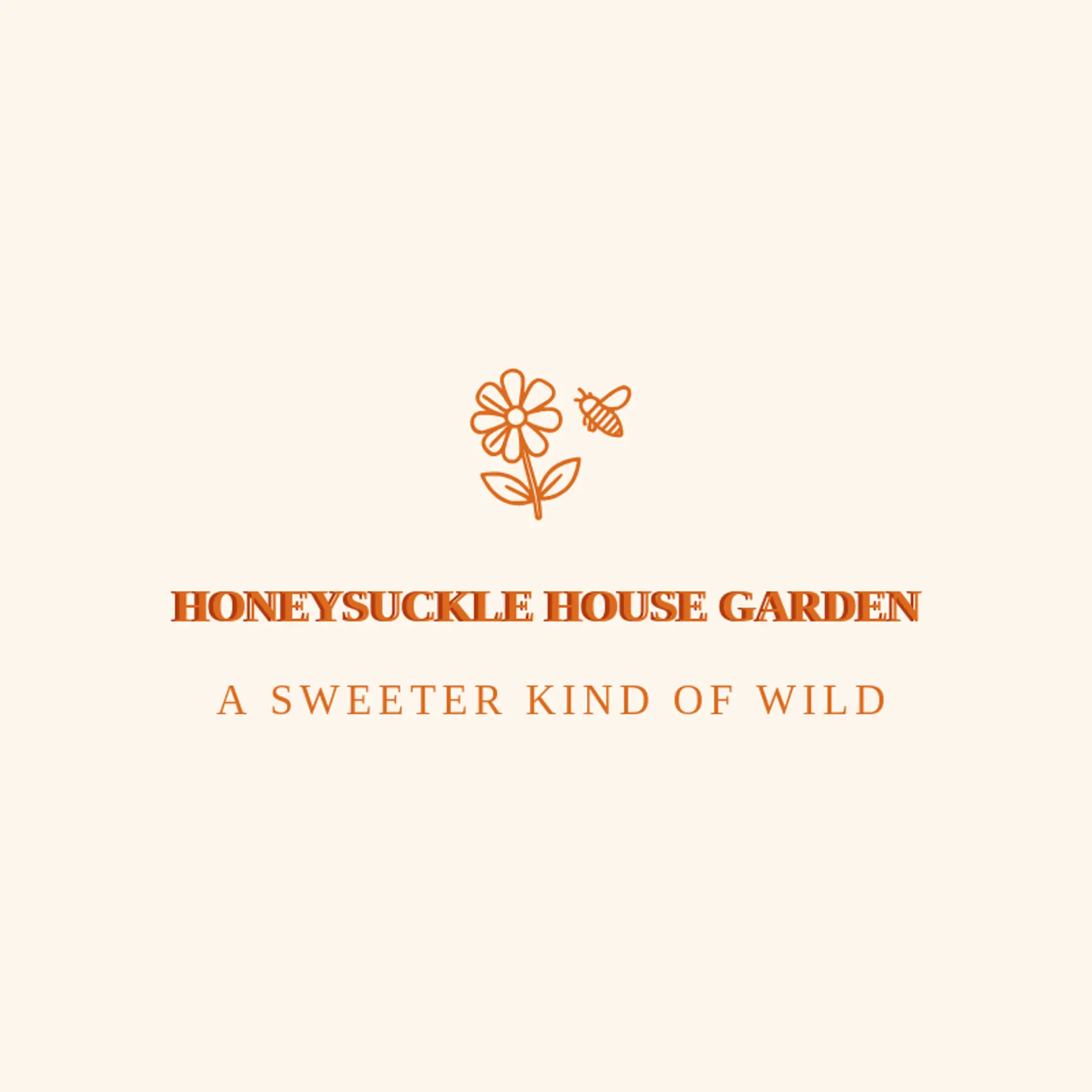 Honeysuckle House Garden logo for wildflower