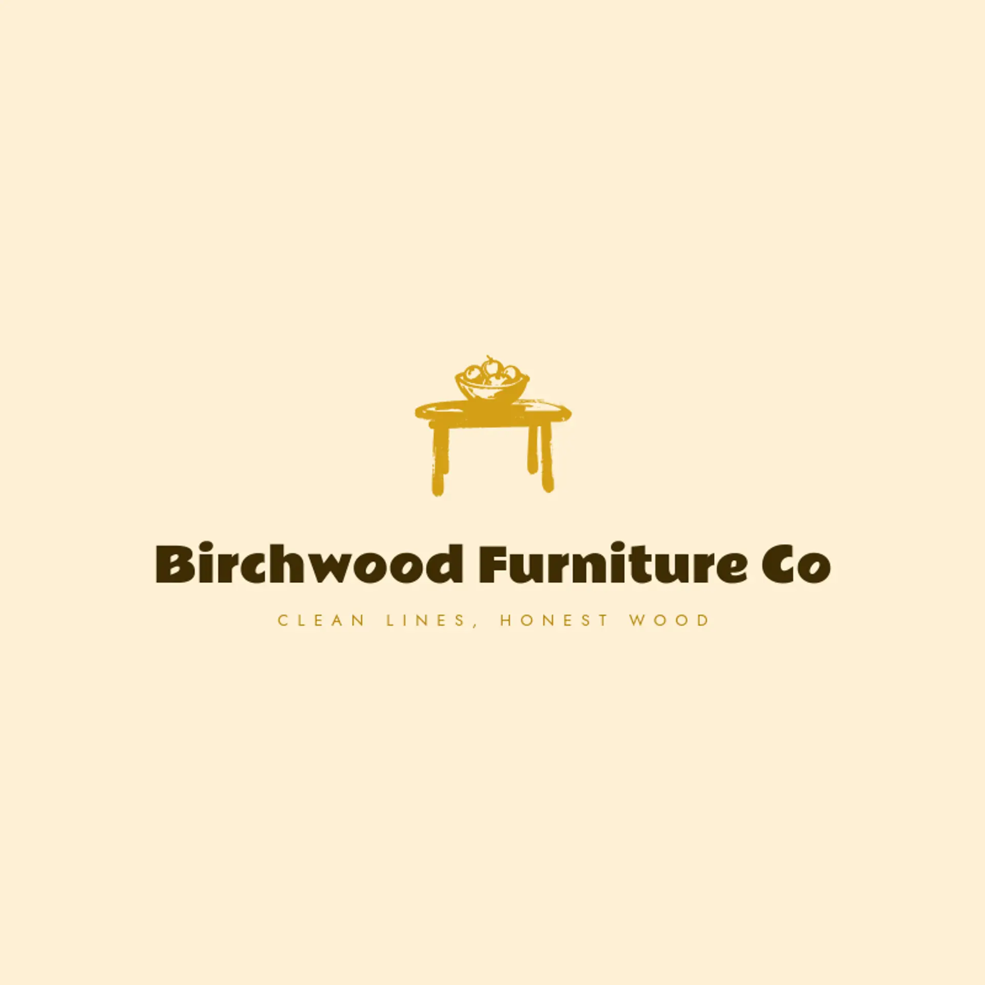 Birchwood Furniture Co logo for furniture