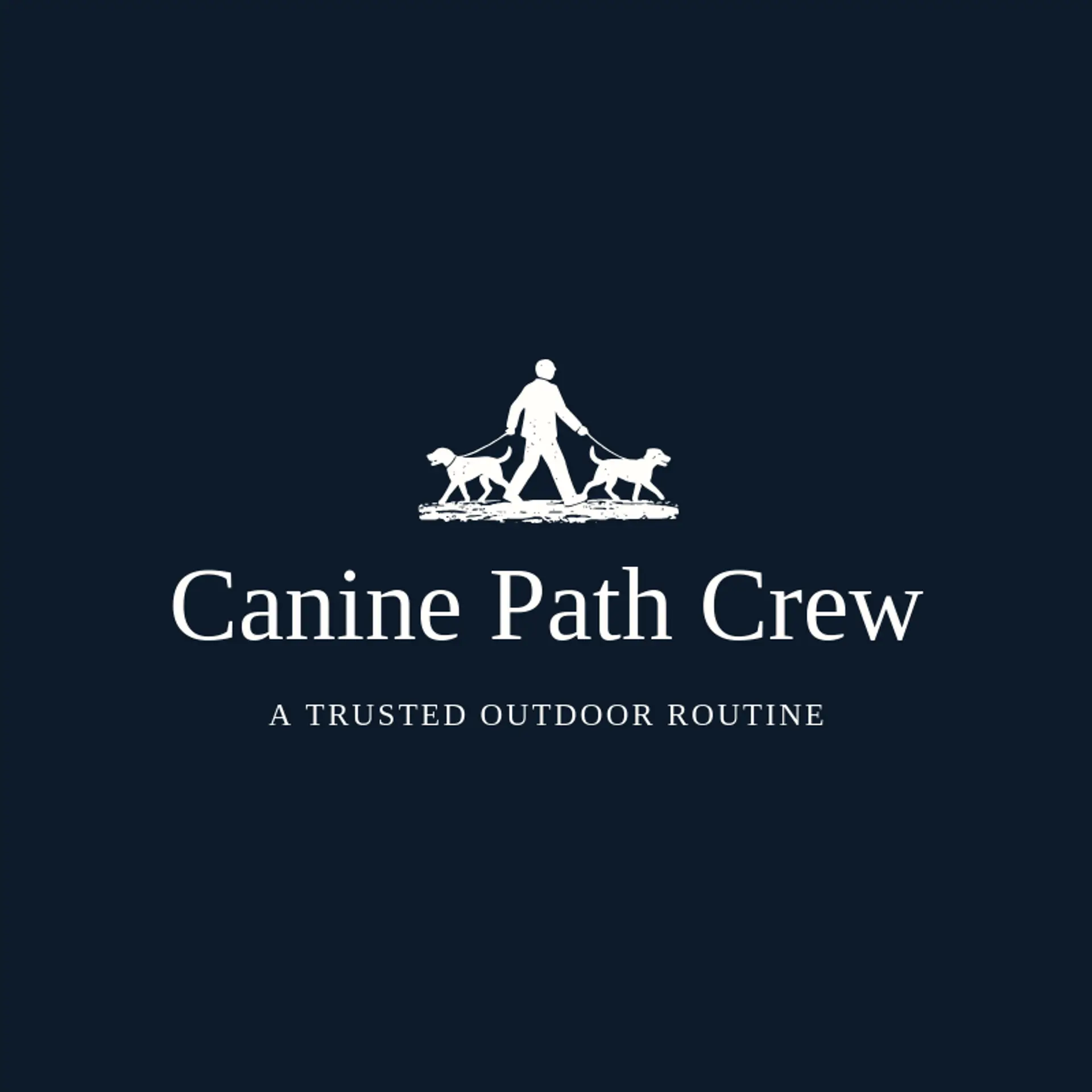 Canine Path Crew logo for dog walking